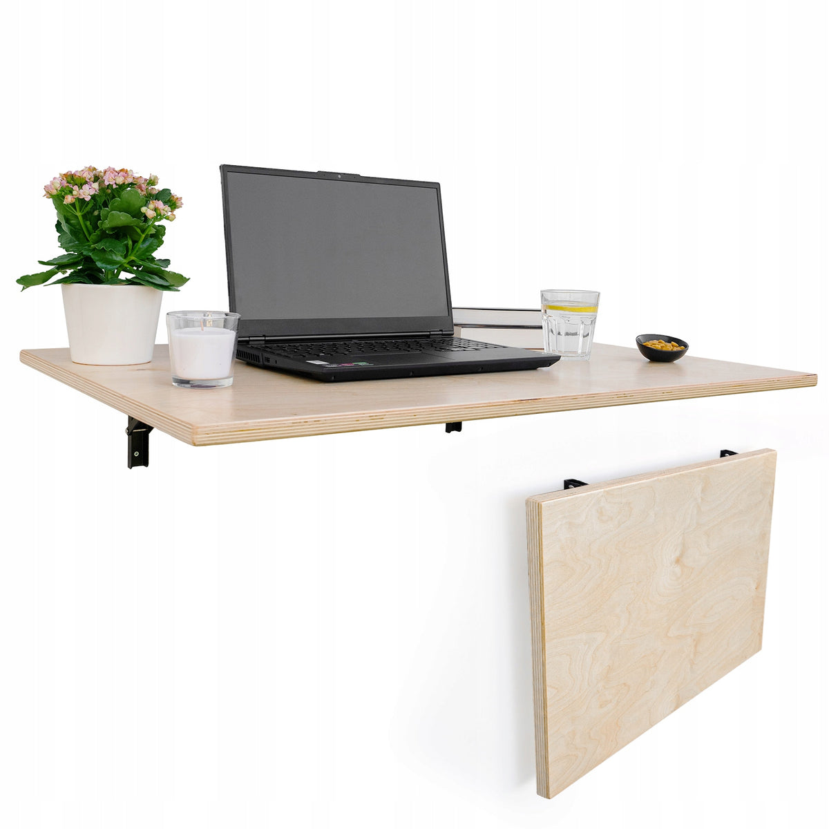Sturdy Folding Wood Table Space Saving, FOLDING DESK