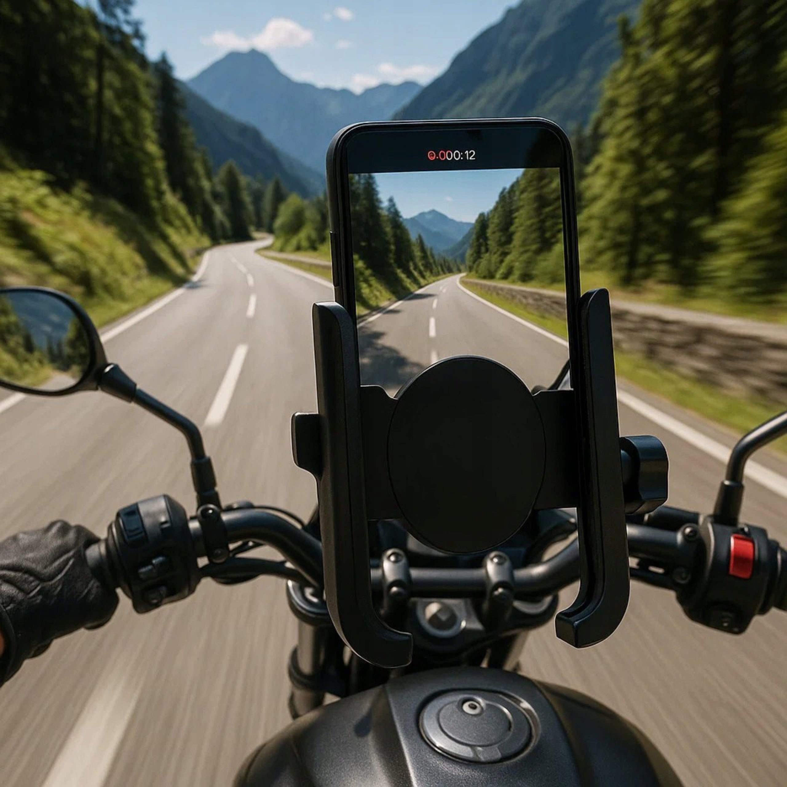Sturdy Phone Holder For Bike Motorcycle Smartphone Rotary 360° BICYCLE For mobile