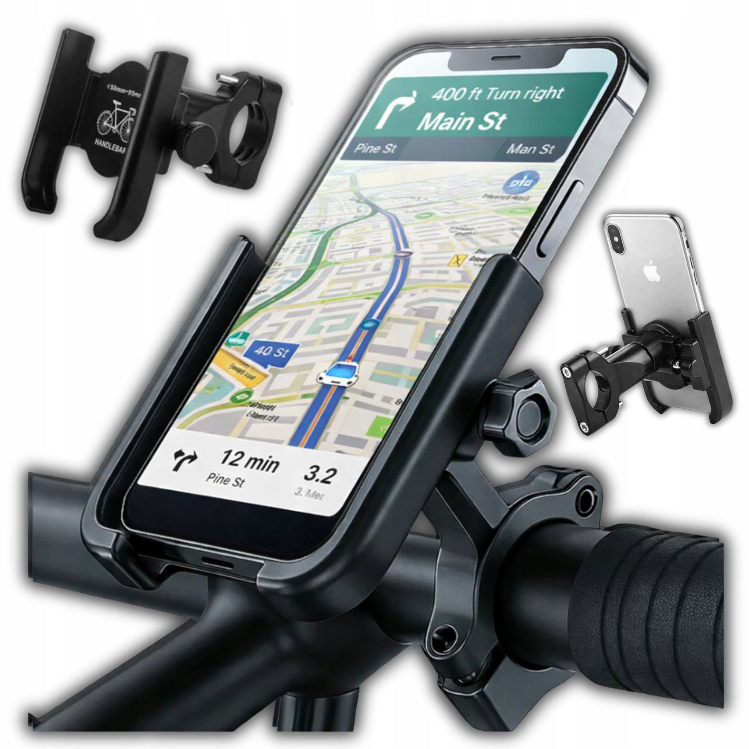 Sturdy Phone Holder For Bike Motorcycle Smartphone Rotary 360° BICYCLE
