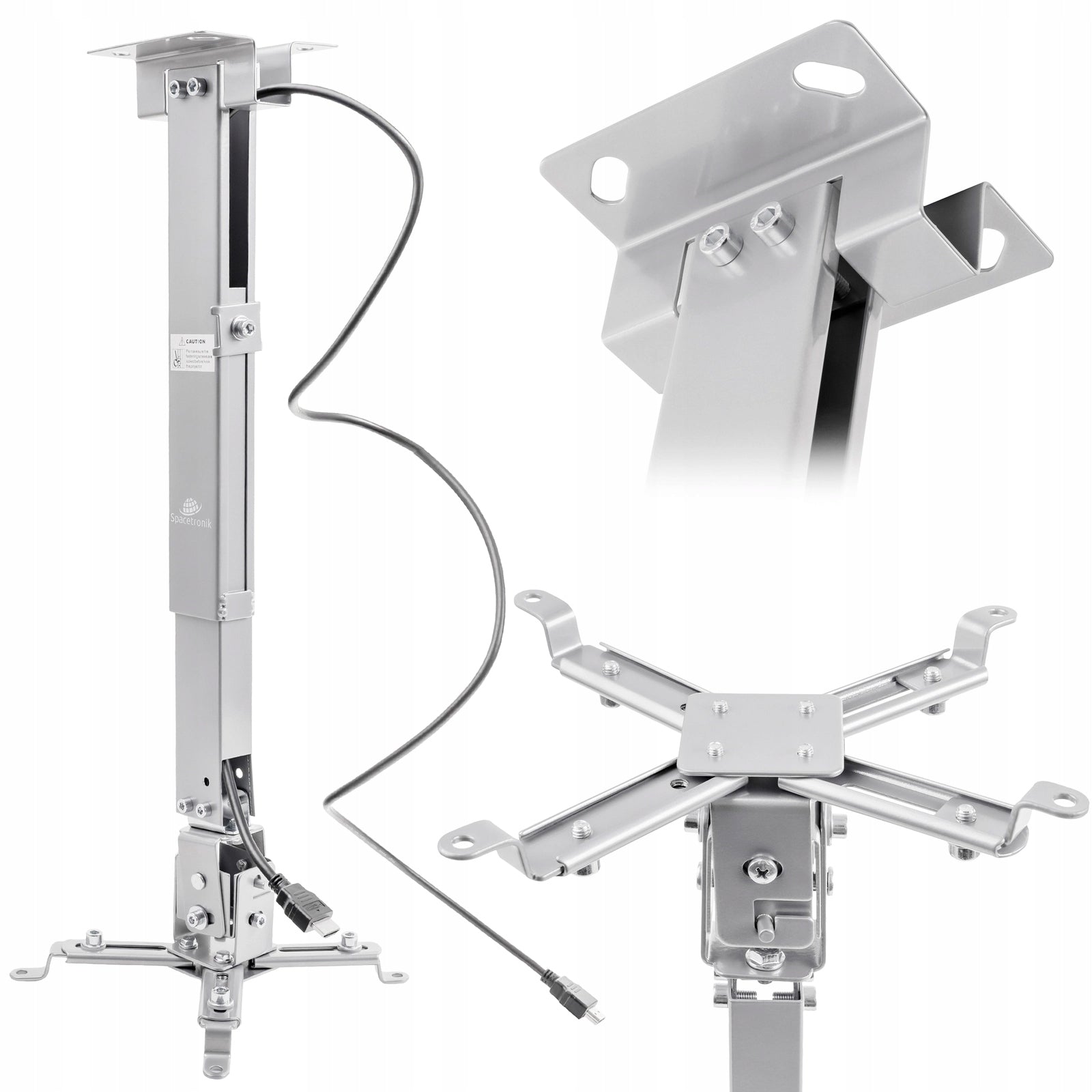 Sturdy Projector Wall Mount Ceiling Adjustable 20kg White