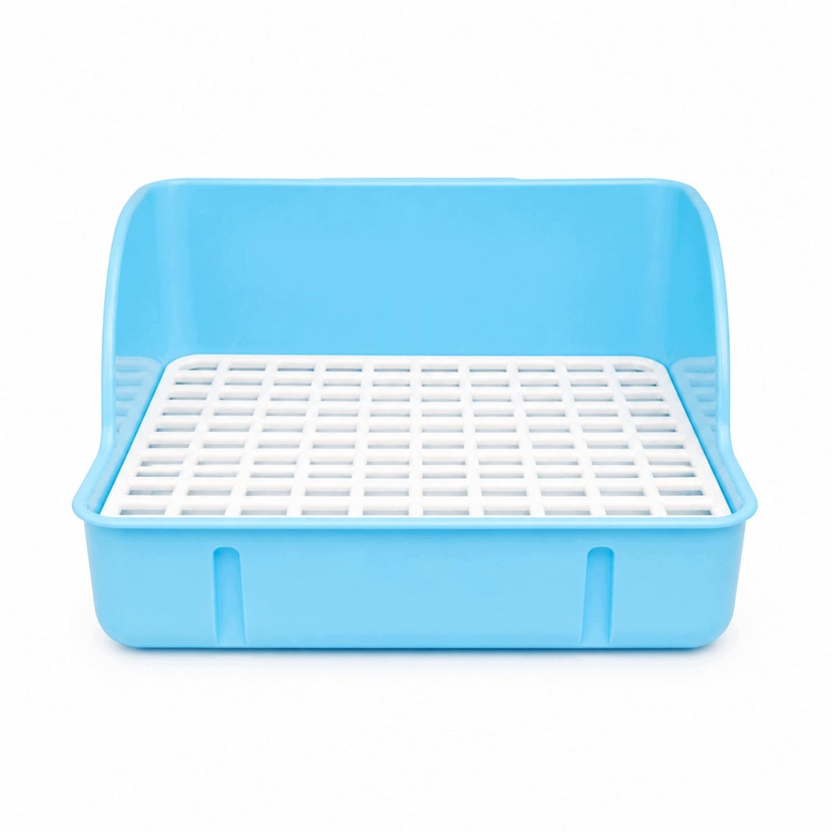 Sturdy Rabbit Litter Tray with Grid Smooth Rabbit Plastic Bottom Gri a