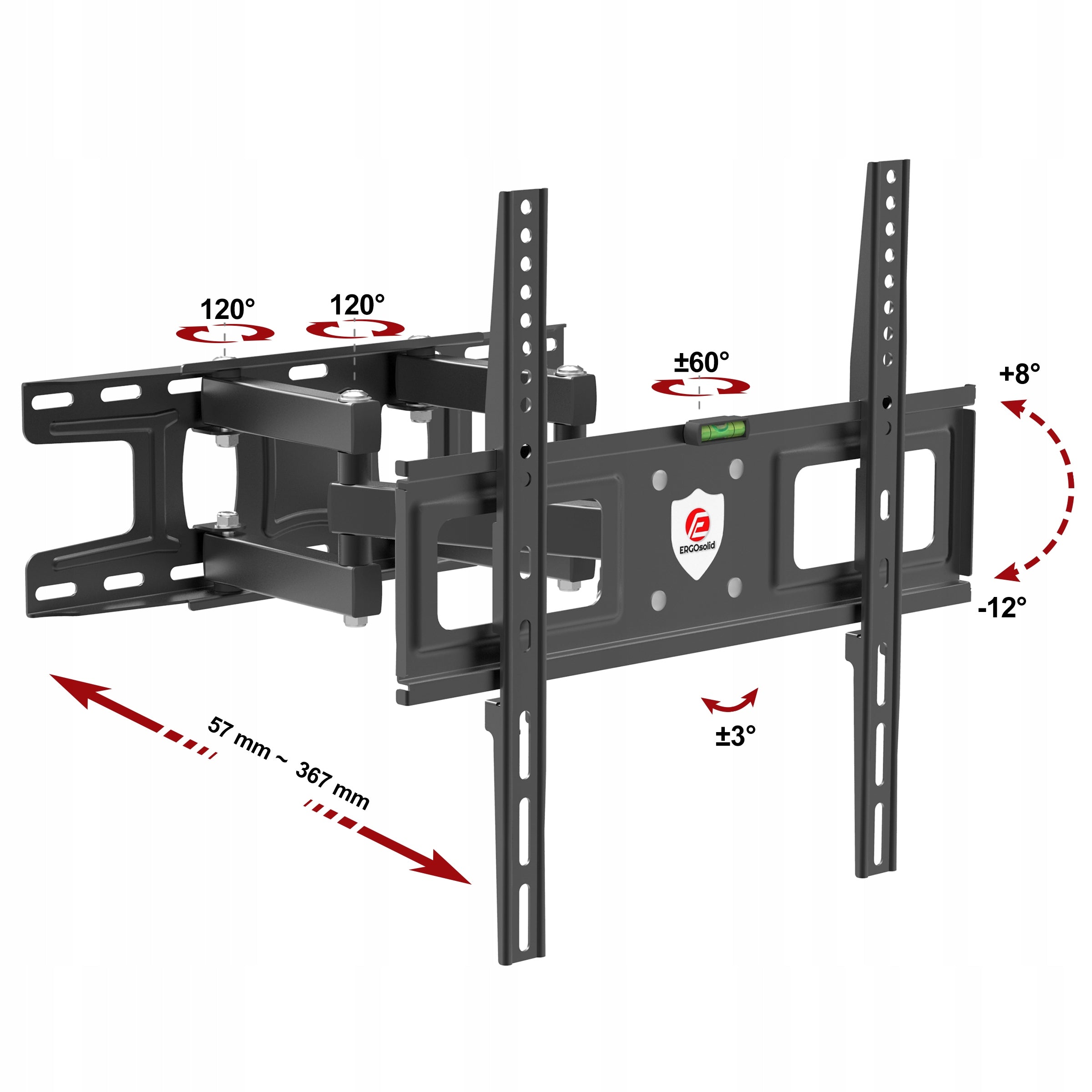 Sturdy Rotating TV Mount Universal TV Hanger 32"-70" VESA Manufacturer code Redox-K35