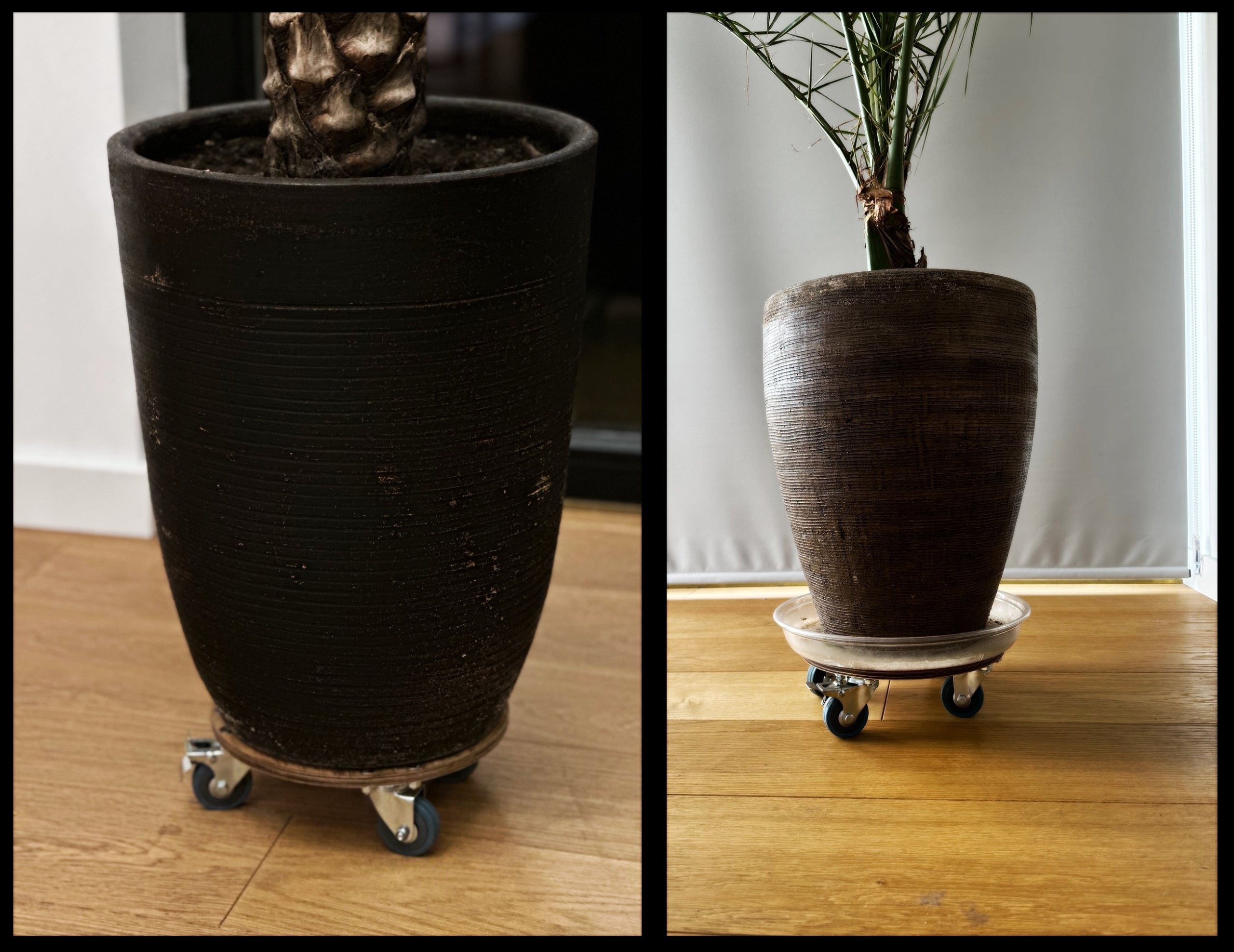 Sturdy Transport Platform on wheels for pot Stand 30cm Packaging status original