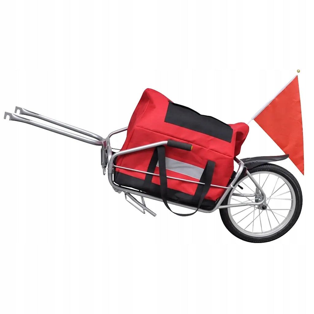 Sturdy bike trailer, with bag Manufacturer code 90621