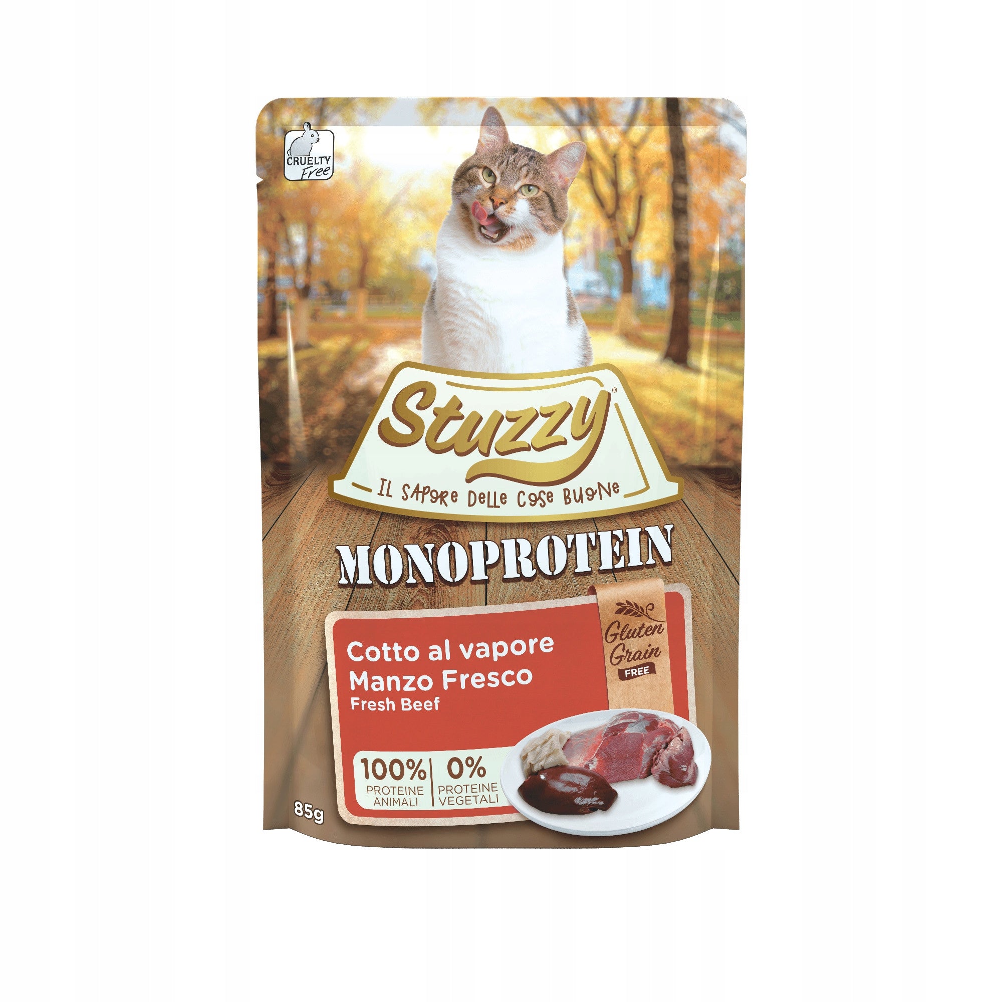 Stuzzy Monoprotein 85g Beef Wet Cat Food