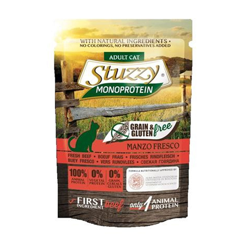 Stuzzy Monoprotein cat sachet beef 85g Manufacturer code VAT008637