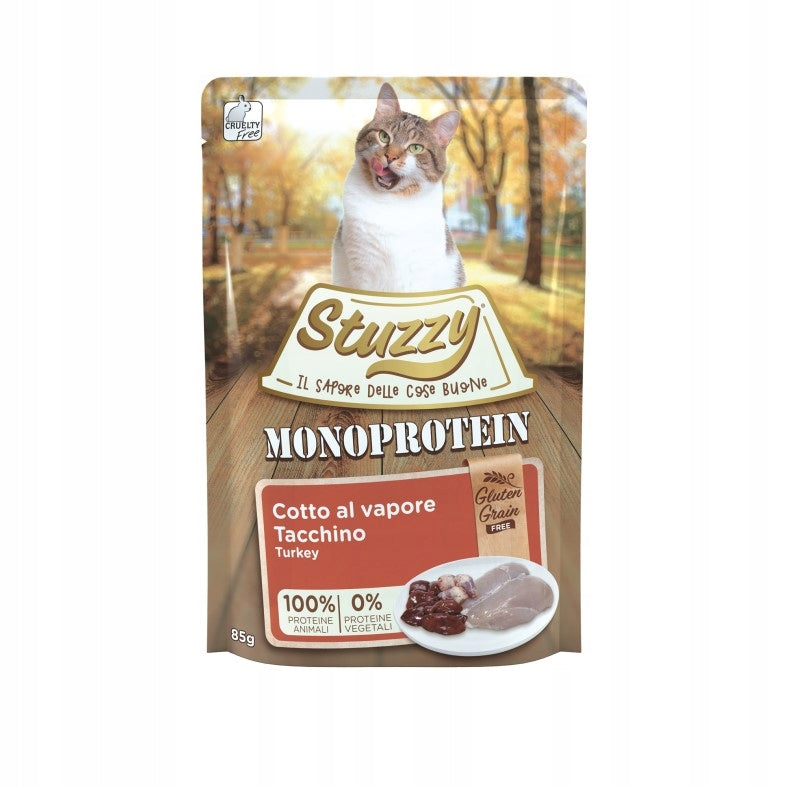 Stuzzy Monoprotein cat sachet turkey 85g