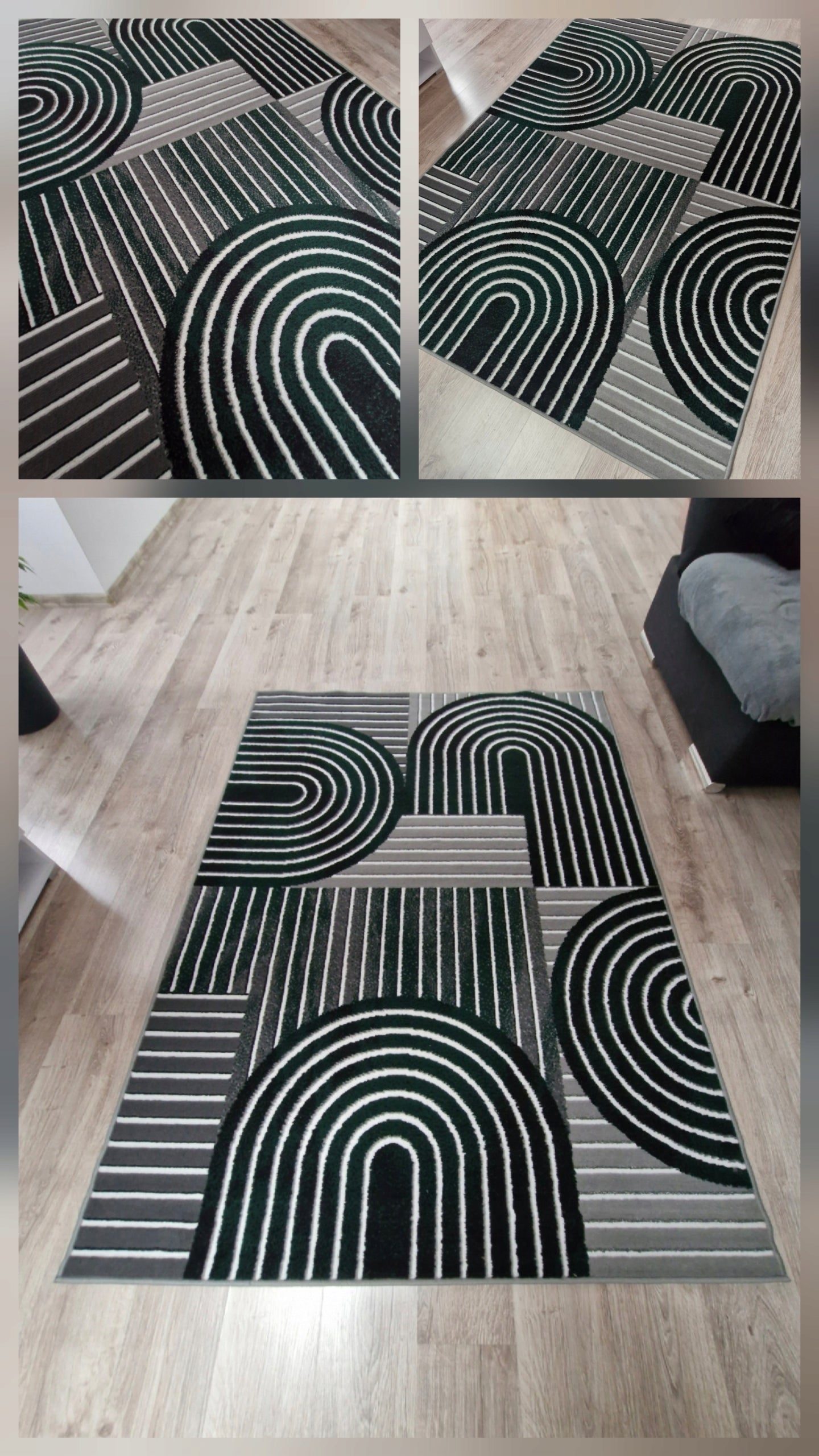 Stylish 3D WOVEN Carpet NEW IDEA 120X170 MIX OF DESIGNS Brand Hubert