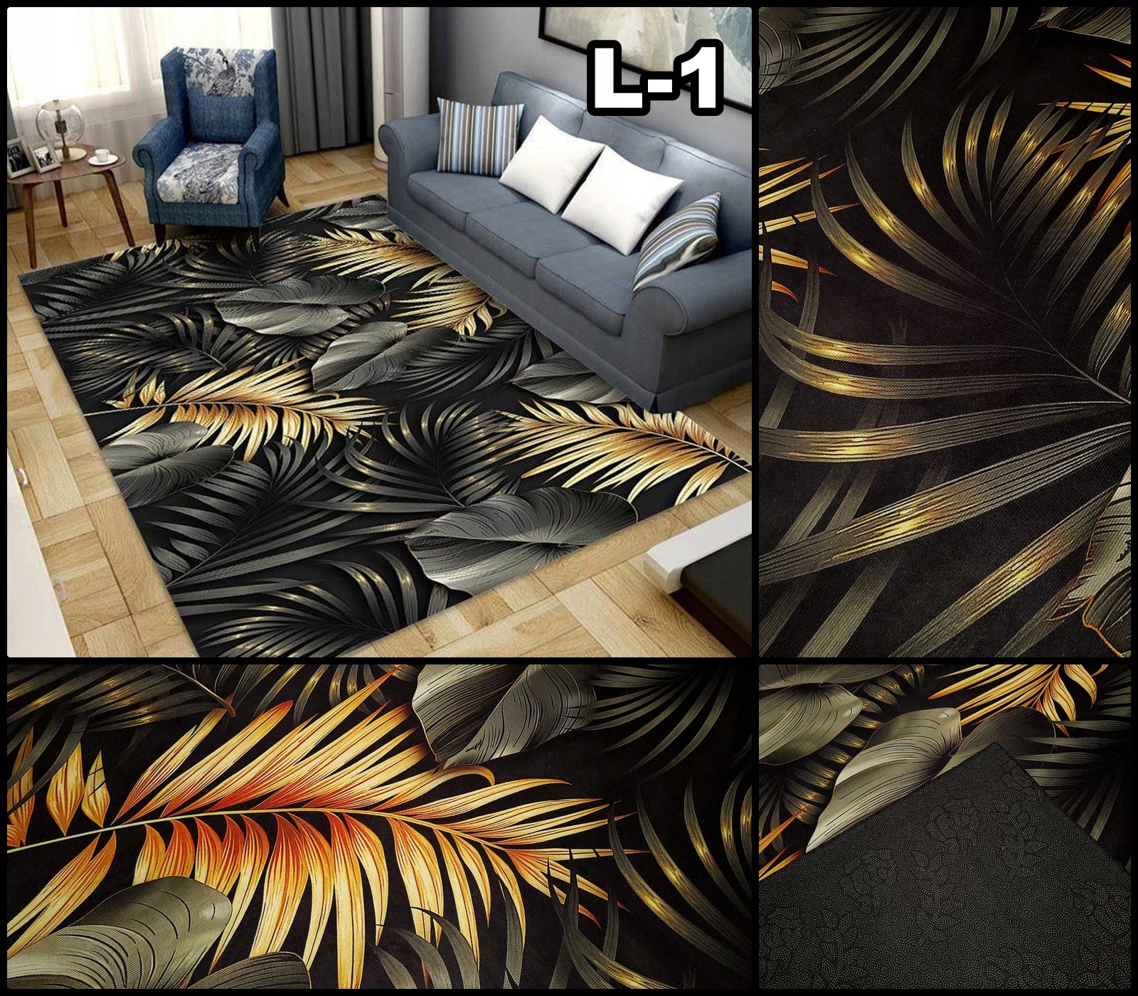 Stylish Carpet Fancy 200x300 Anti-slip Artdeco for room Various Designs! Brand no brand