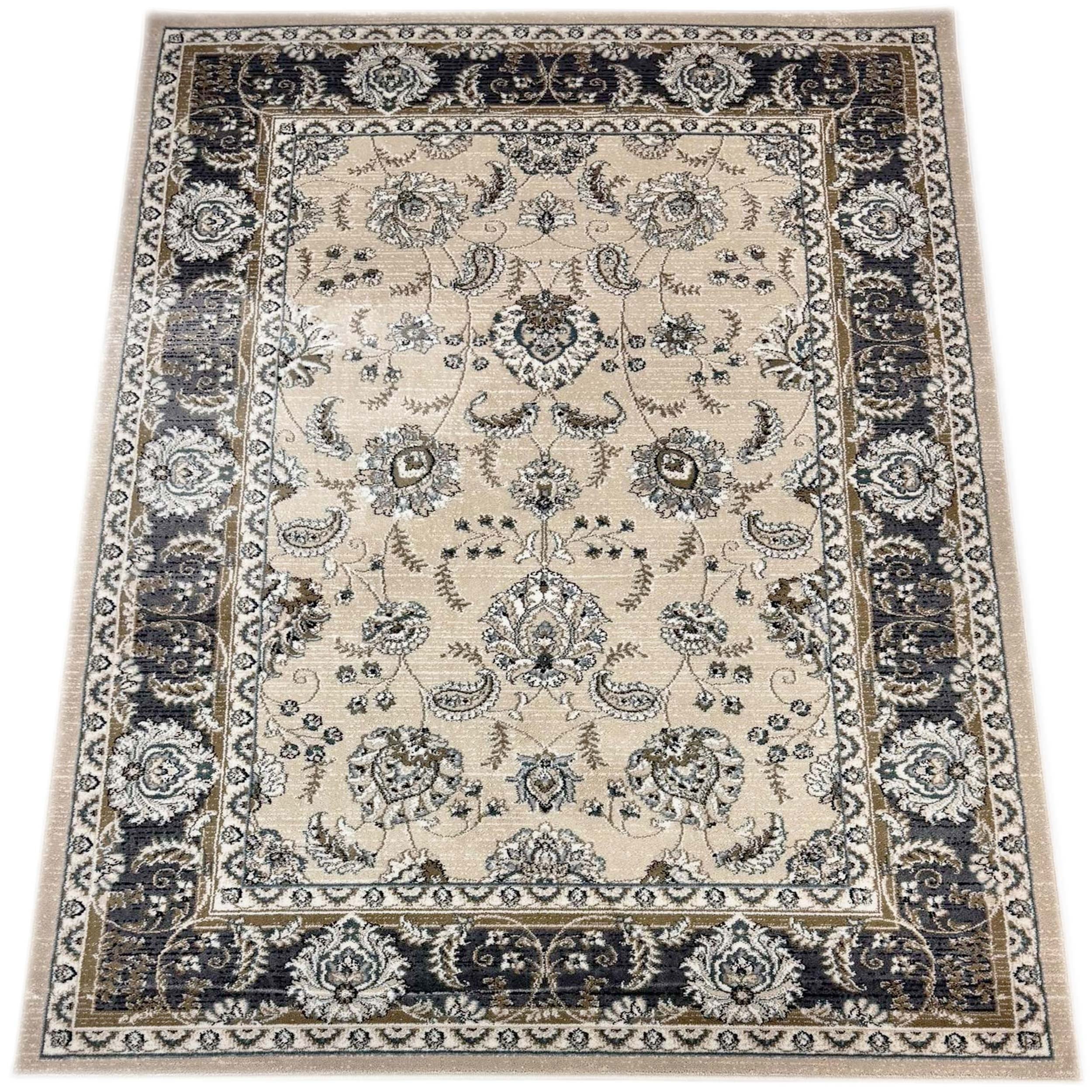 Stylish Carpet for Living Room Bedroom Persian Pattern Brown Beige 1,6x2,2 m