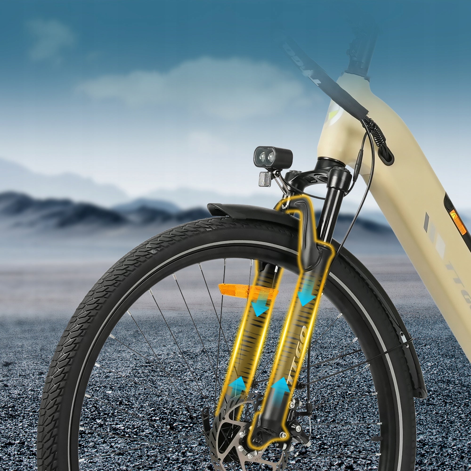 Stylish Electric Bikes TTGO C3 SE 250W 18Ah 25KM/H 120KM 52Nm 28"*2.0" Wheel size (") 28