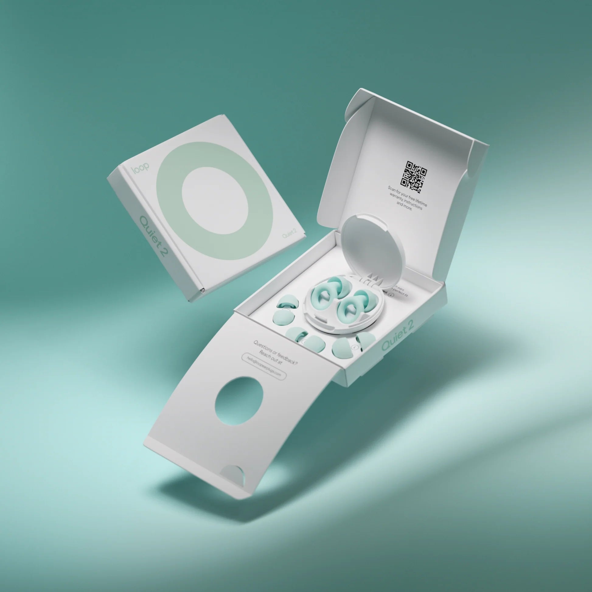 Stylish LOOP QUIET 2.0 Mint Ear Stoppers | -24db Manufacturer Loop
