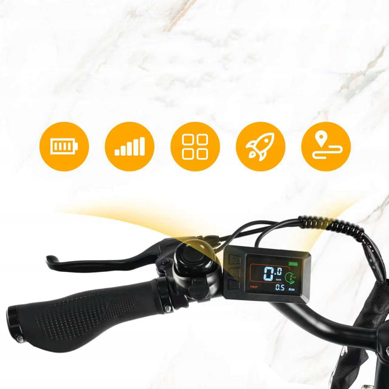 Stylish Male/Women Ebike TTGO C2 Pro 250W 52NM 36V 18AH 25KM/H 120KM 26" EU Maximum rated power electric bike (under 250W)
