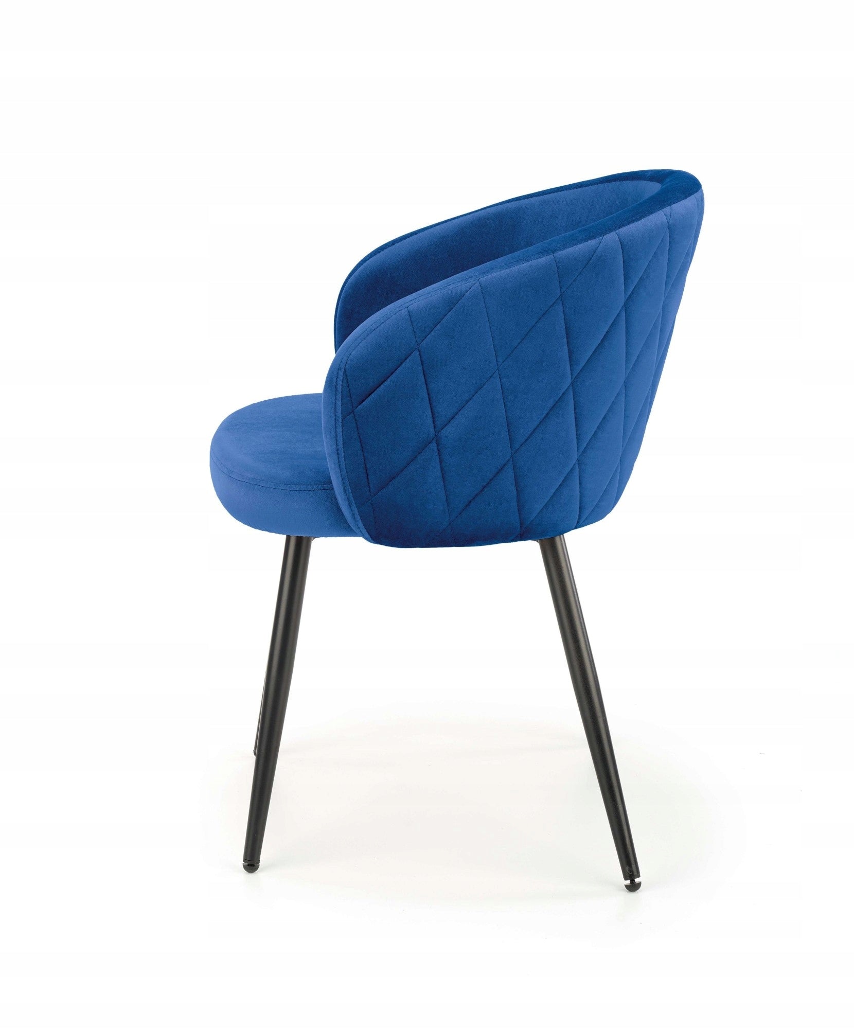 Stylish chair K430 navy blue living room, dining room Brand Halmar