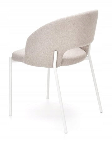 Stylish chair K486,office, reception beige and white Manufacturer code V-CH-K/486-KR-BEŻOWY
