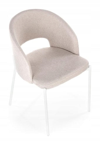 Stylish chair K486,office, reception beige and white