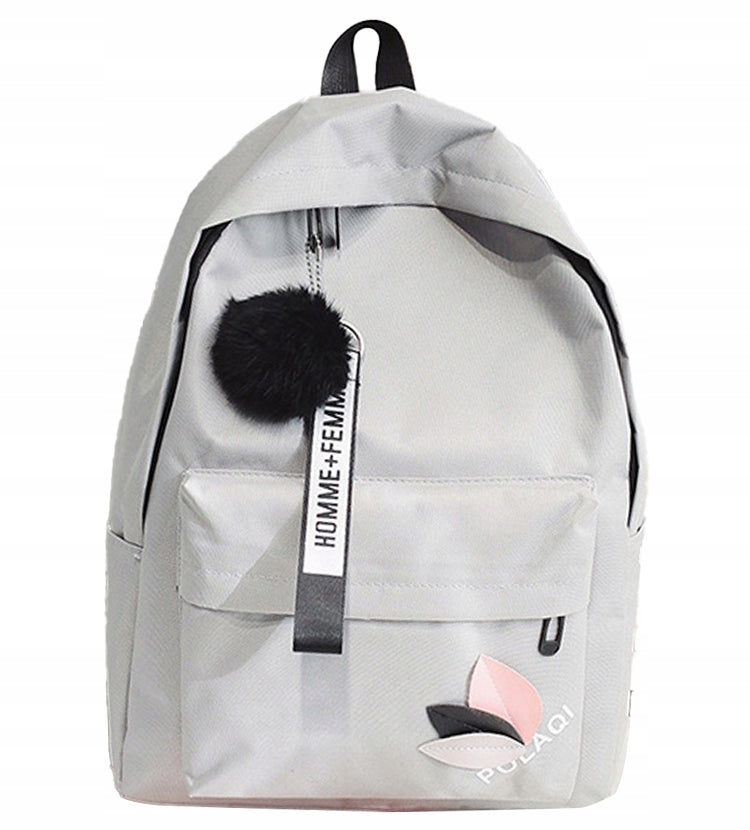 Stylish city school backpack for children and teenagers grey school Brand Bivacc