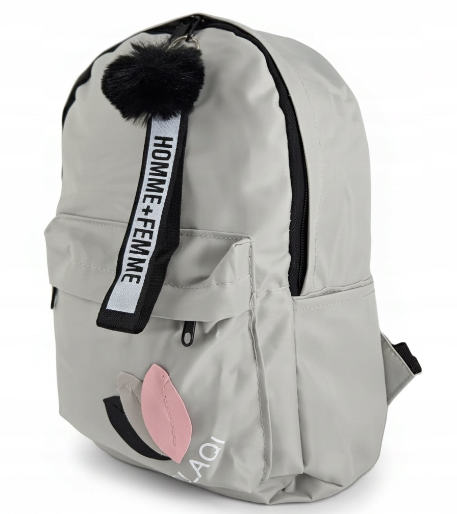 Stylish city school backpack for children and teenagers grey school EAN (GTIN) 5901479094338