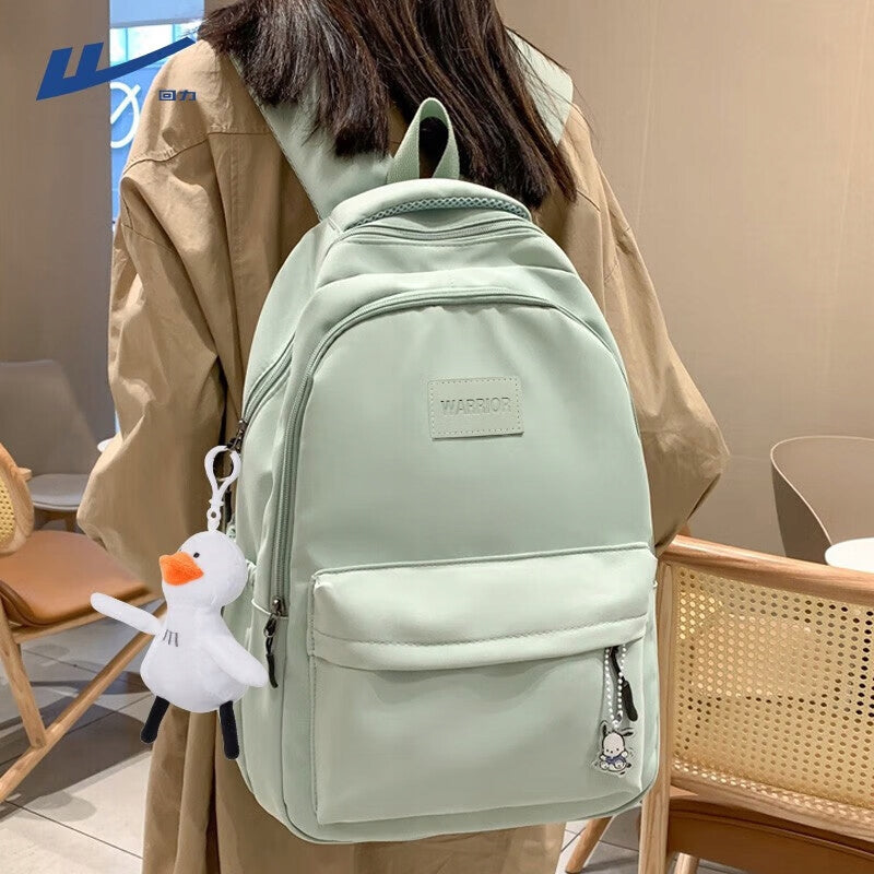 Stylish lightweight backpack for women, large capacity laptop bag Color green