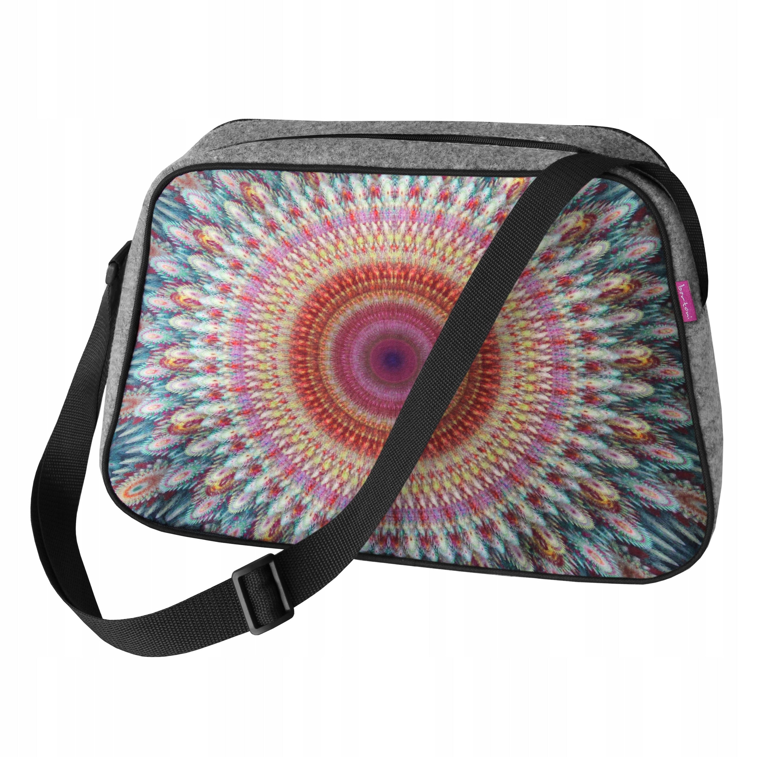 Handtasche aus Öko-Filz für Damen Nesi Kaleidoskop 