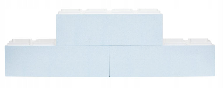 Styrofoam blocks for pool construction 9x4x1,5m HIRSCH Porozell POWER S Manufacturer code Basen 5x10 z 160szt bloczków EPS25/EPS80