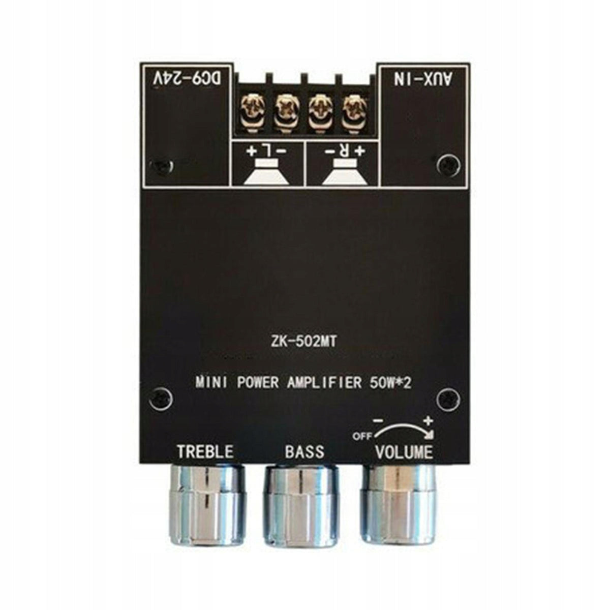 Subwoofer Amplifier Board 2.0 Module BT 5.0 Electronics Zk MT 2x50W Plastic Brand no brand