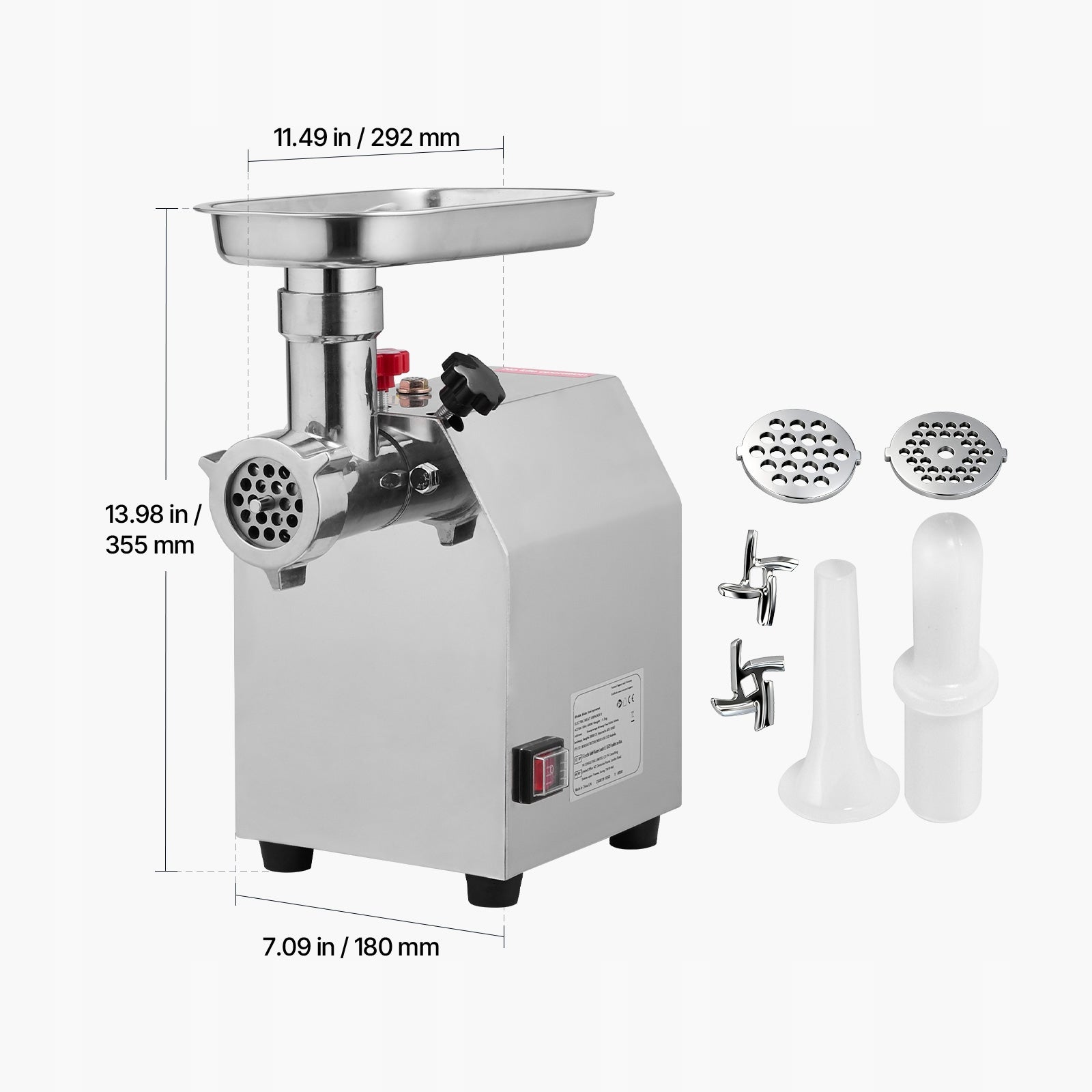 SucceBuy 600W Stainless Steel Grinding Machine For Restaurant Manufacturer code SYTMDDJRJSYSWMYXS0