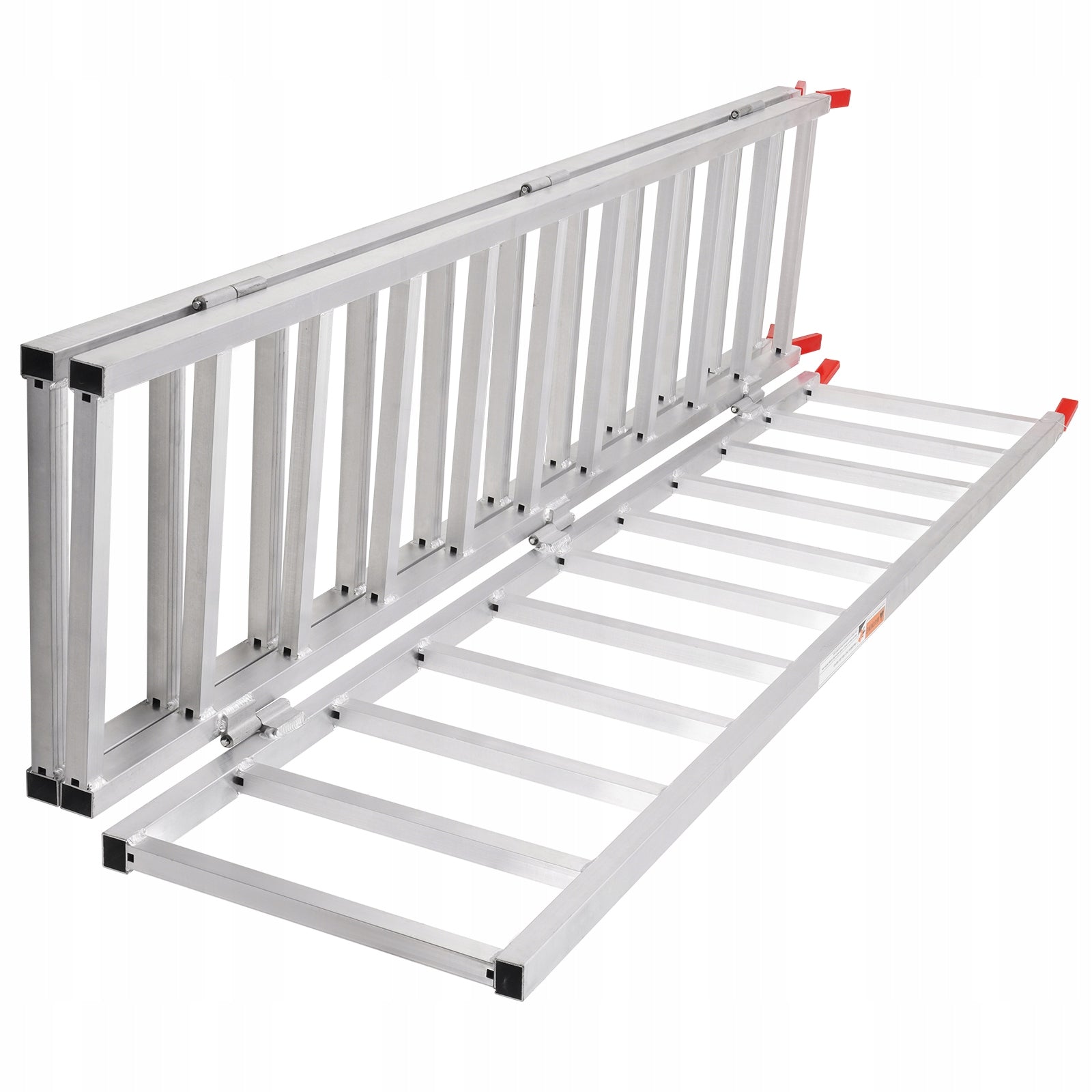SucceBuy Aluminum Ramps Load Capacity 0,7T Triple Folding Easy to Use