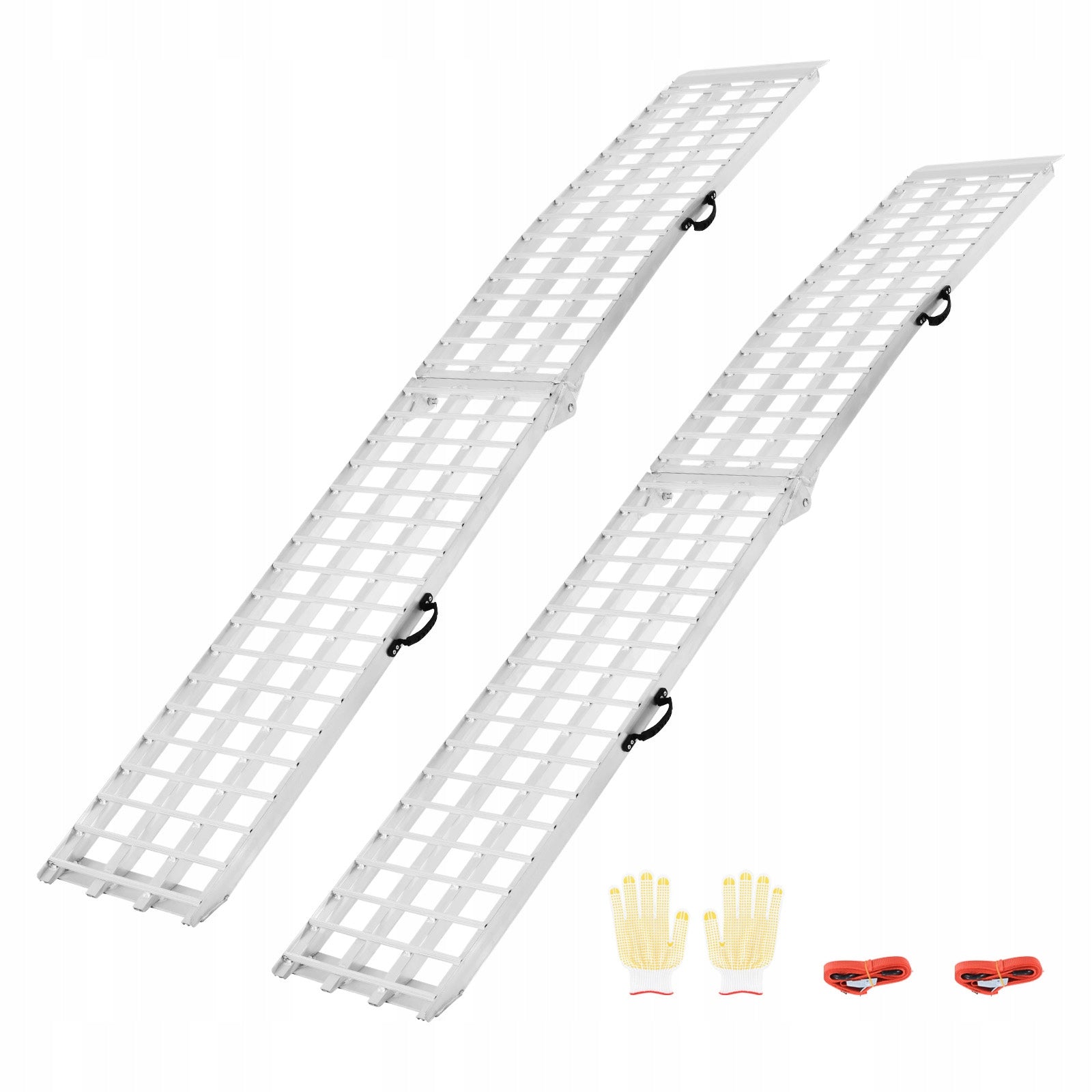 SucceBuy Aluminum Ramps With Handles 2Pcs 305CM Load Capacity 907KG Folding Brand no brand
