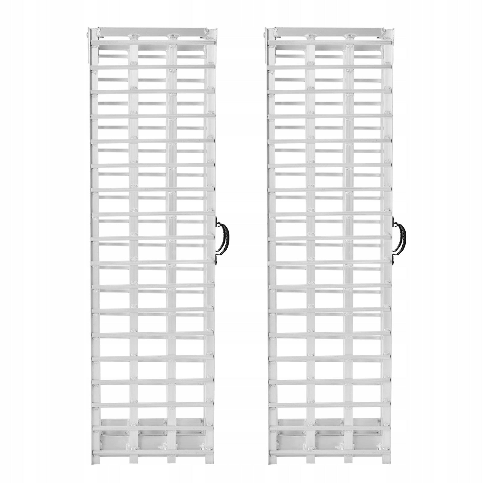 SucceBuy Aluminum Ramps With Handles 2Pcs 305CM Load Capacity 907KG Folding