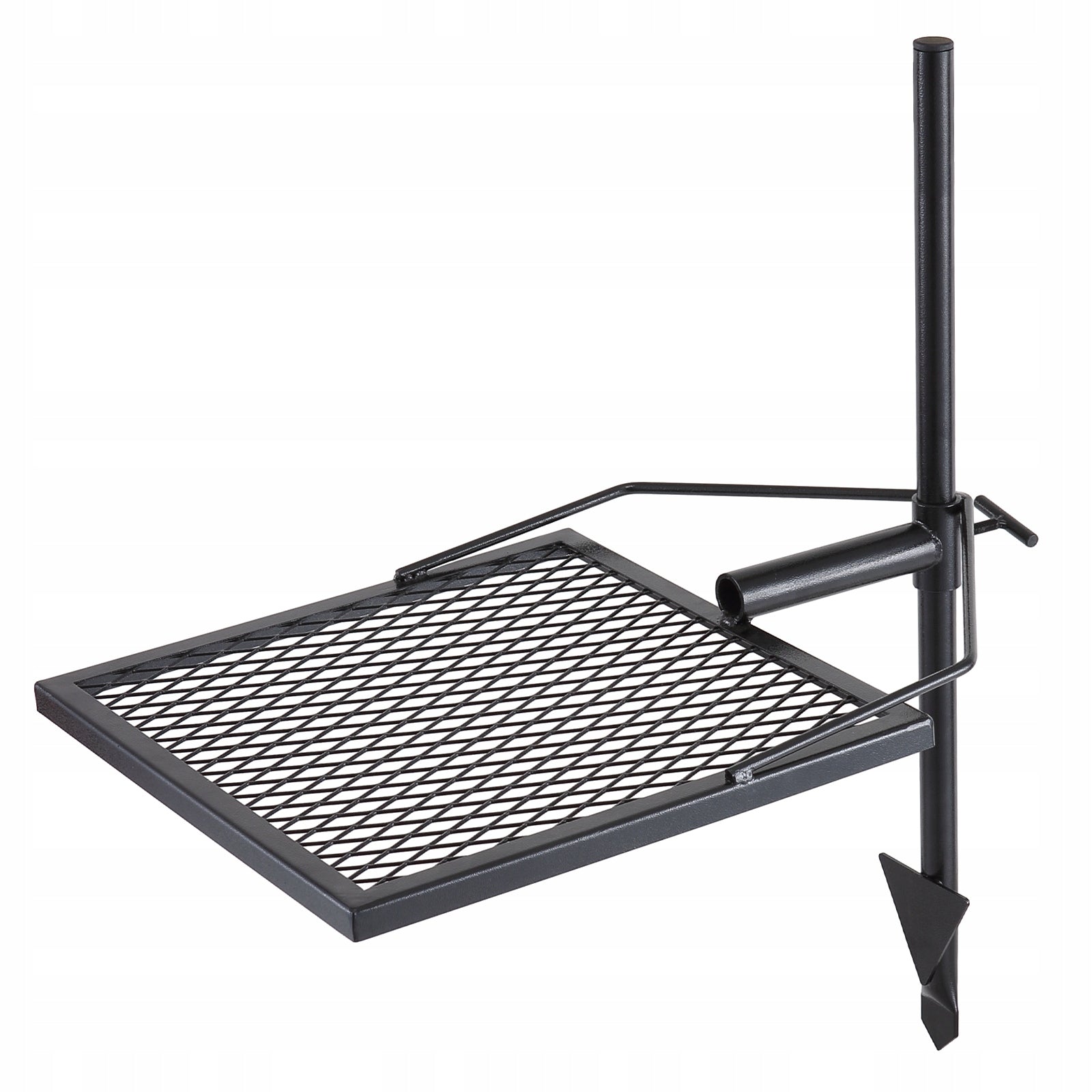 SucceBuy Charcoal Grill Rotary 675x405x710MM Load Capacity 6KG Premium Steel Grill width 40.5 cm