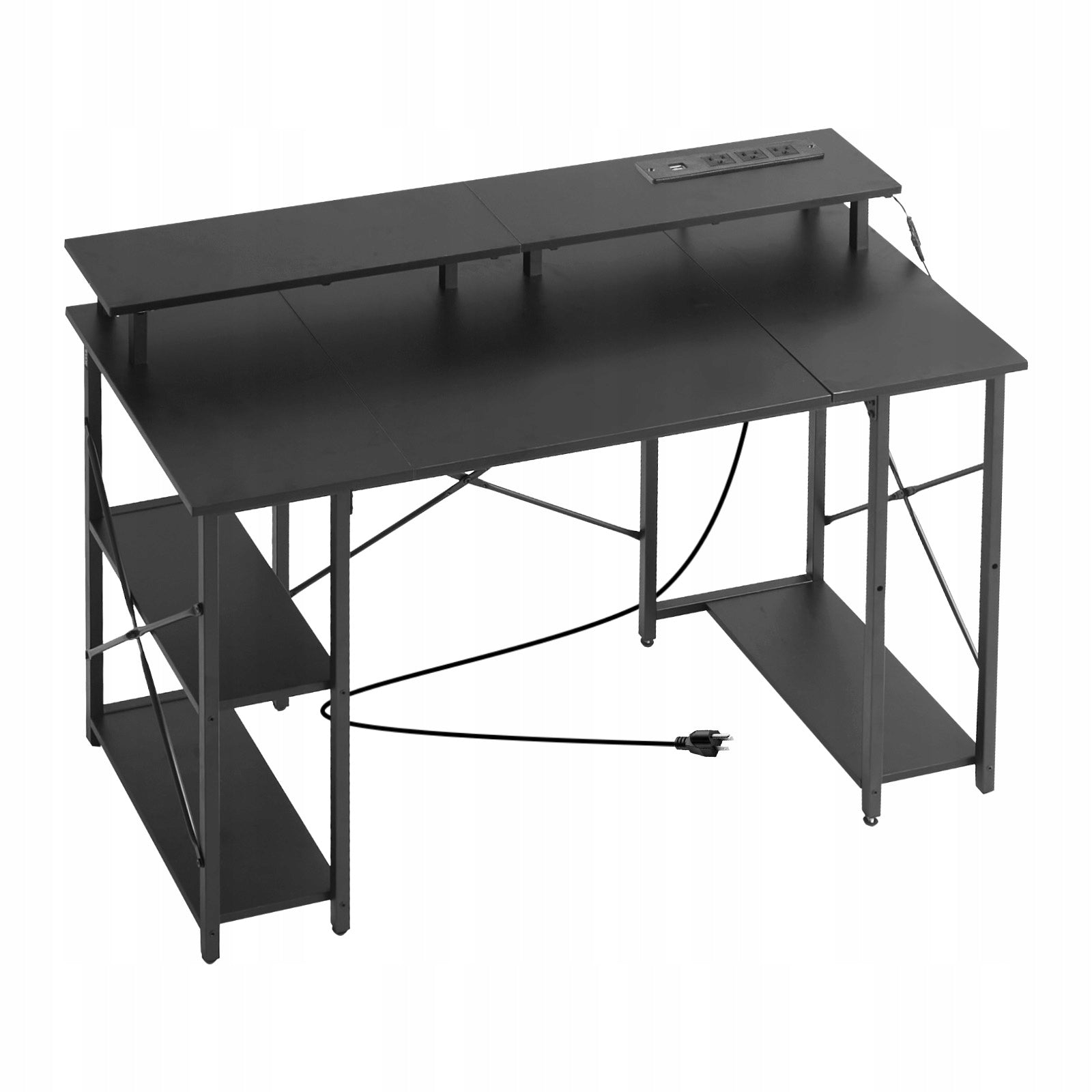 SucceBuy Computer Desk 120x50x86,5CM With Smart LEDs Brand SucceBuy