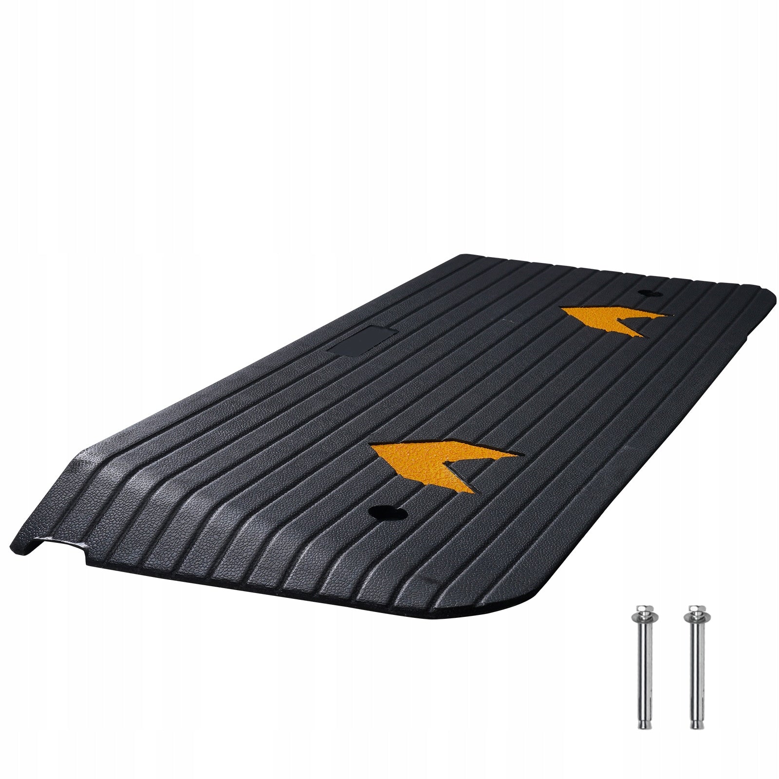 SucceBuy Curb Ramp 111X40,6X5CM Load Capacity 15T Not Easily Deformed