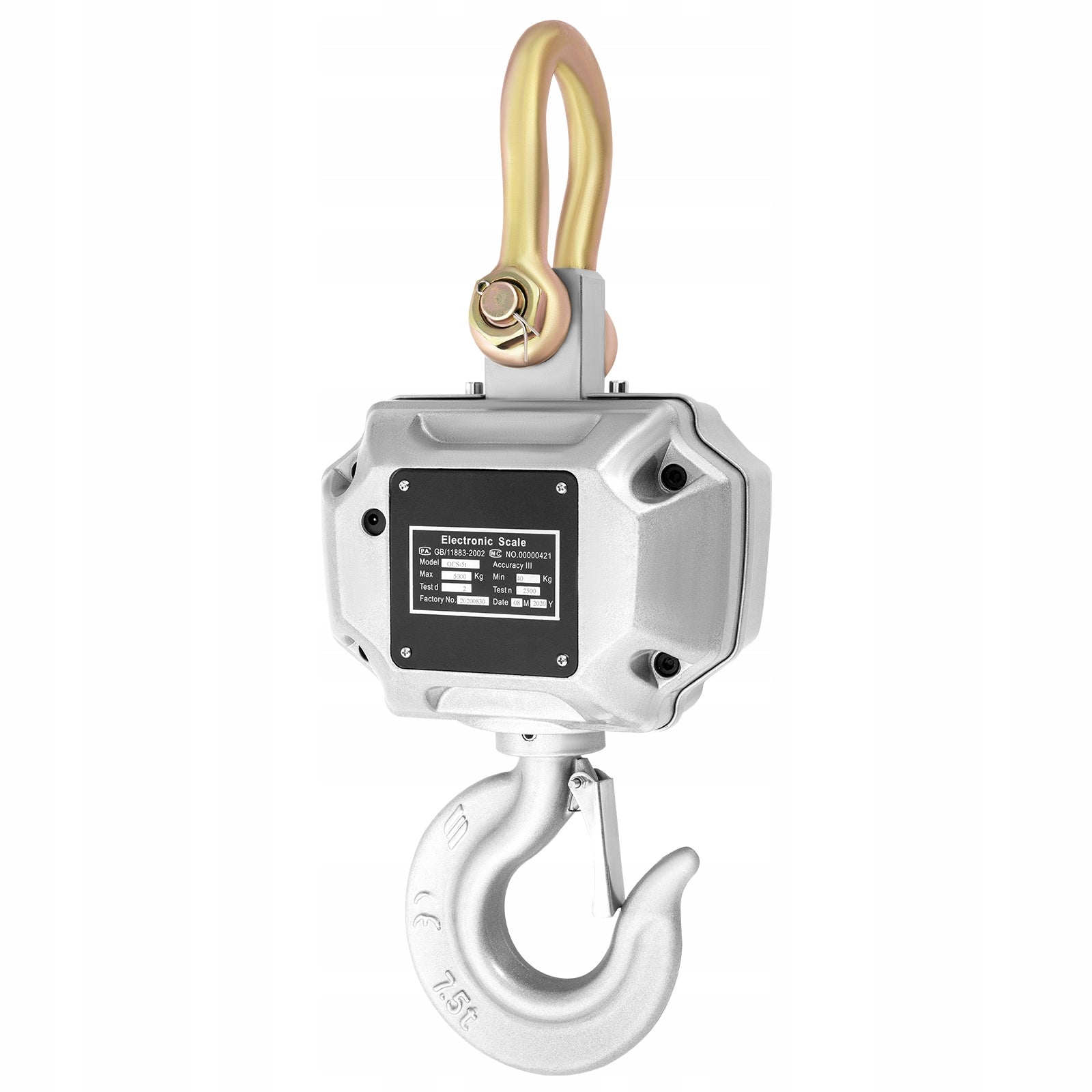 SucceBuy Digital Crane Scale 26,5x22x75CM Which Can Hold 5000KG Manufacturer code OCS-T-5TDZDC00