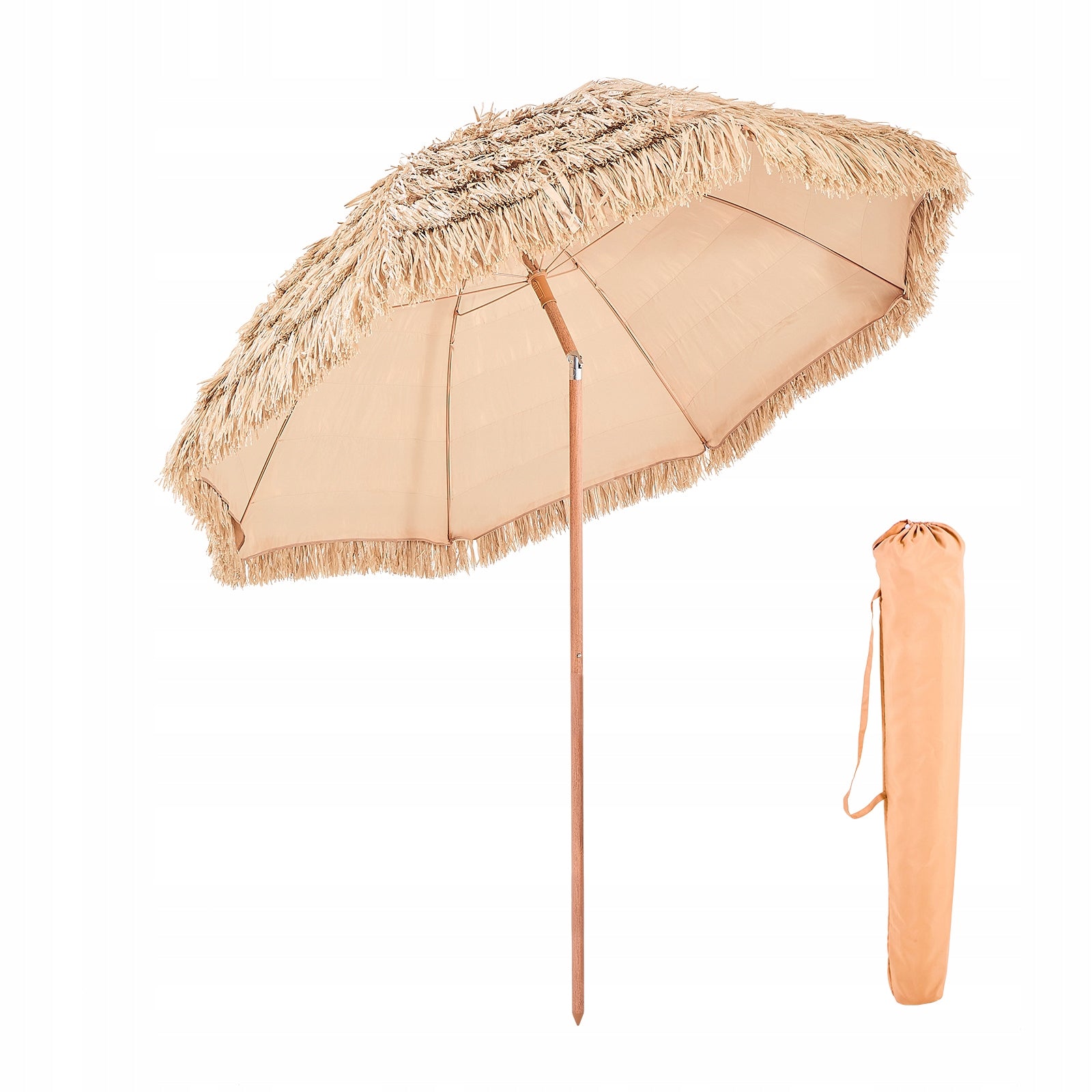 SucceBuy Hawaiian Beach Umbrella 2,4M Sun Resistant Straw Umbrella Manufacturer SucceBuy