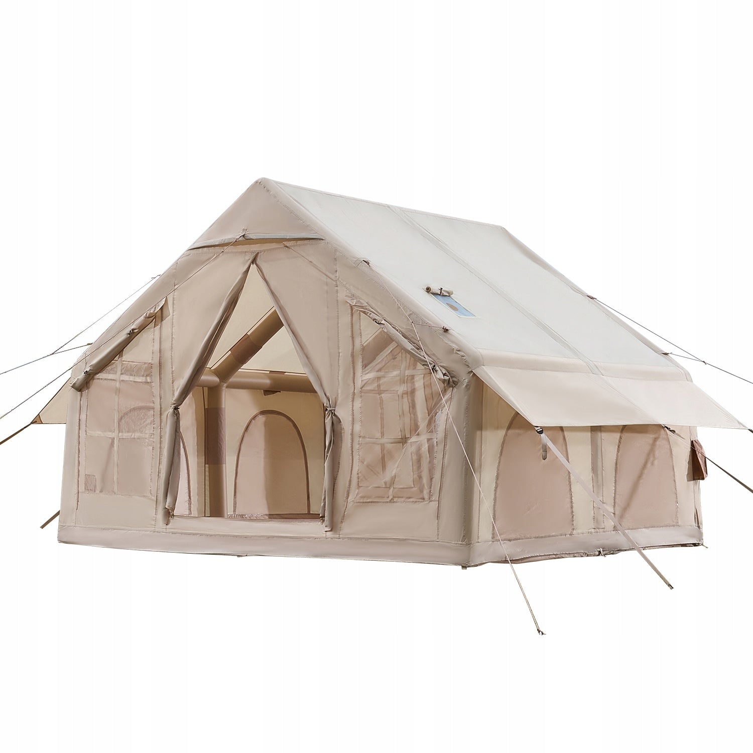 SucceBuy Inflatable Tent With Pump 3x2x2.3M 4-6 Person Oxford Fabric Brand no brand