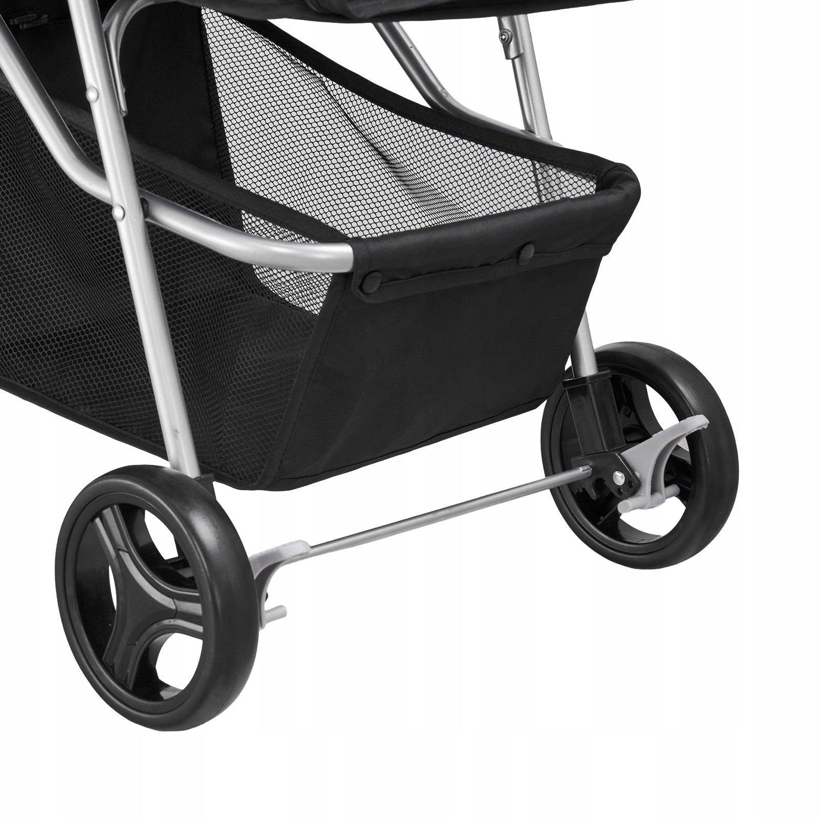 SucceBuy Pet Stroller Weight 35 Pounds Tricycle with Network Windows Maximum animal weight 16 kg