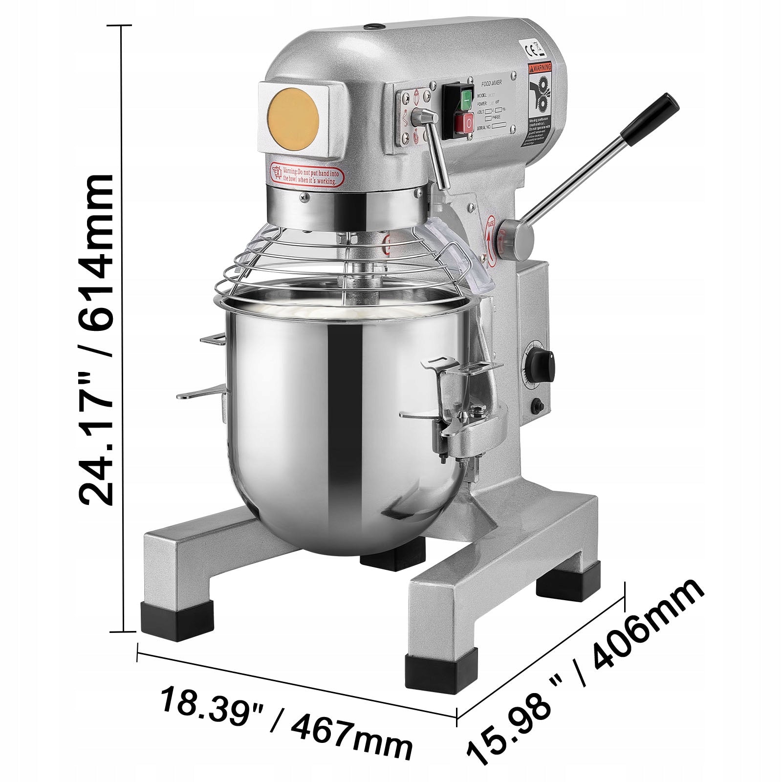 SucceBuy Standing Cake Mixer 10L 467x406x614MM Innovative Design Brand SucceBuy