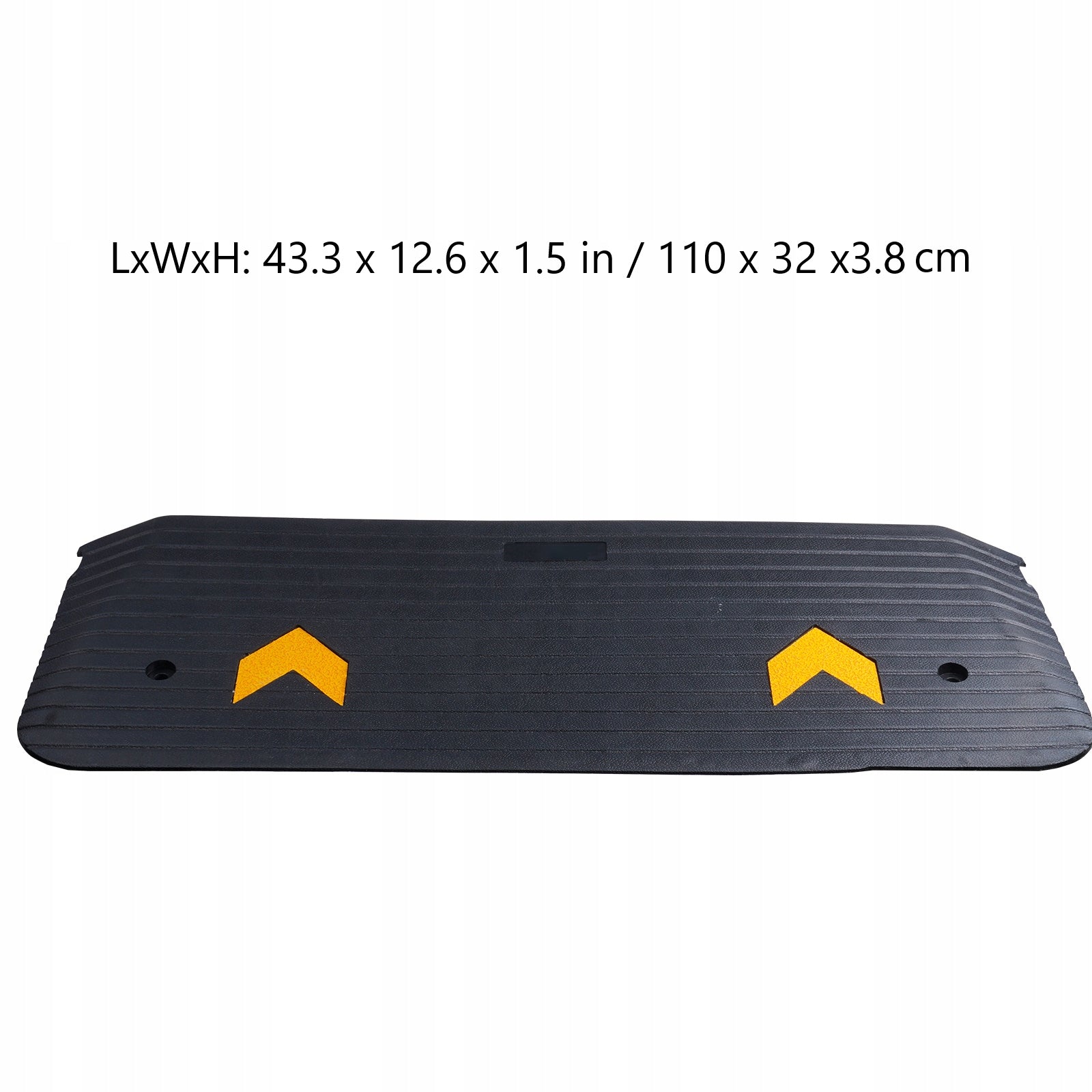 SucceBuy Threshold Ramp Made of Full Rubber Load Capacity 15 Ton 110x32x3,8 CM EAN (GTIN) 8721334064064