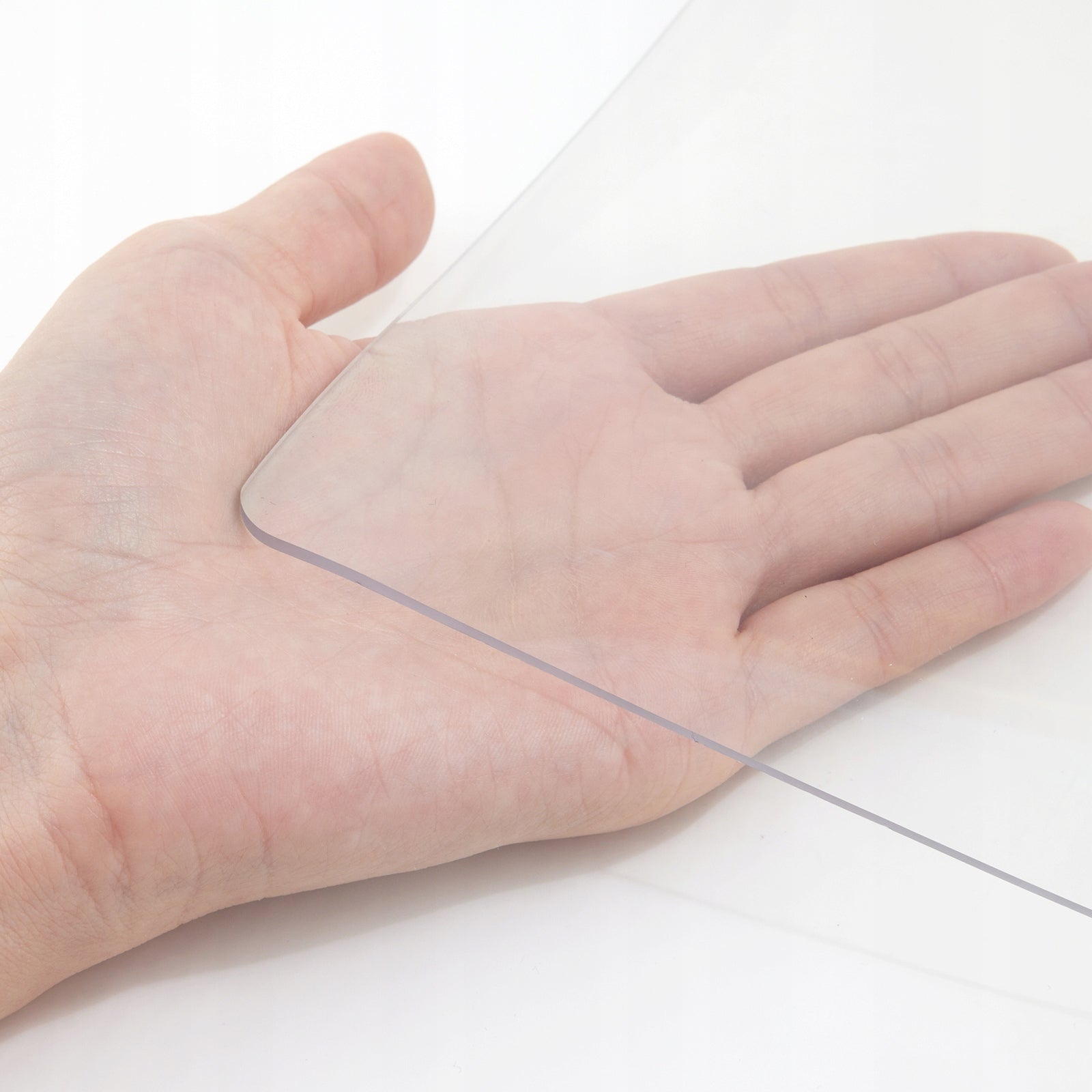 SucceBuy Transparent PVC Waterproof Tablecloth 40"x72" 1,5MM Thickness Product width 182.8 cm