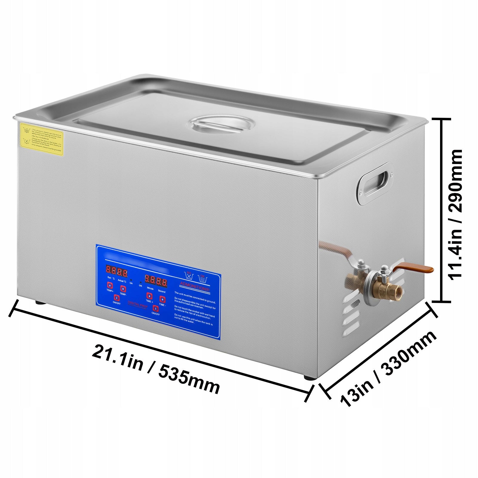 SucceBuy Ultrasonic Cleaner 22L 480W Adjustable Time Temperature SUS304 Manufacturer code JPS-80ACSBQXJ