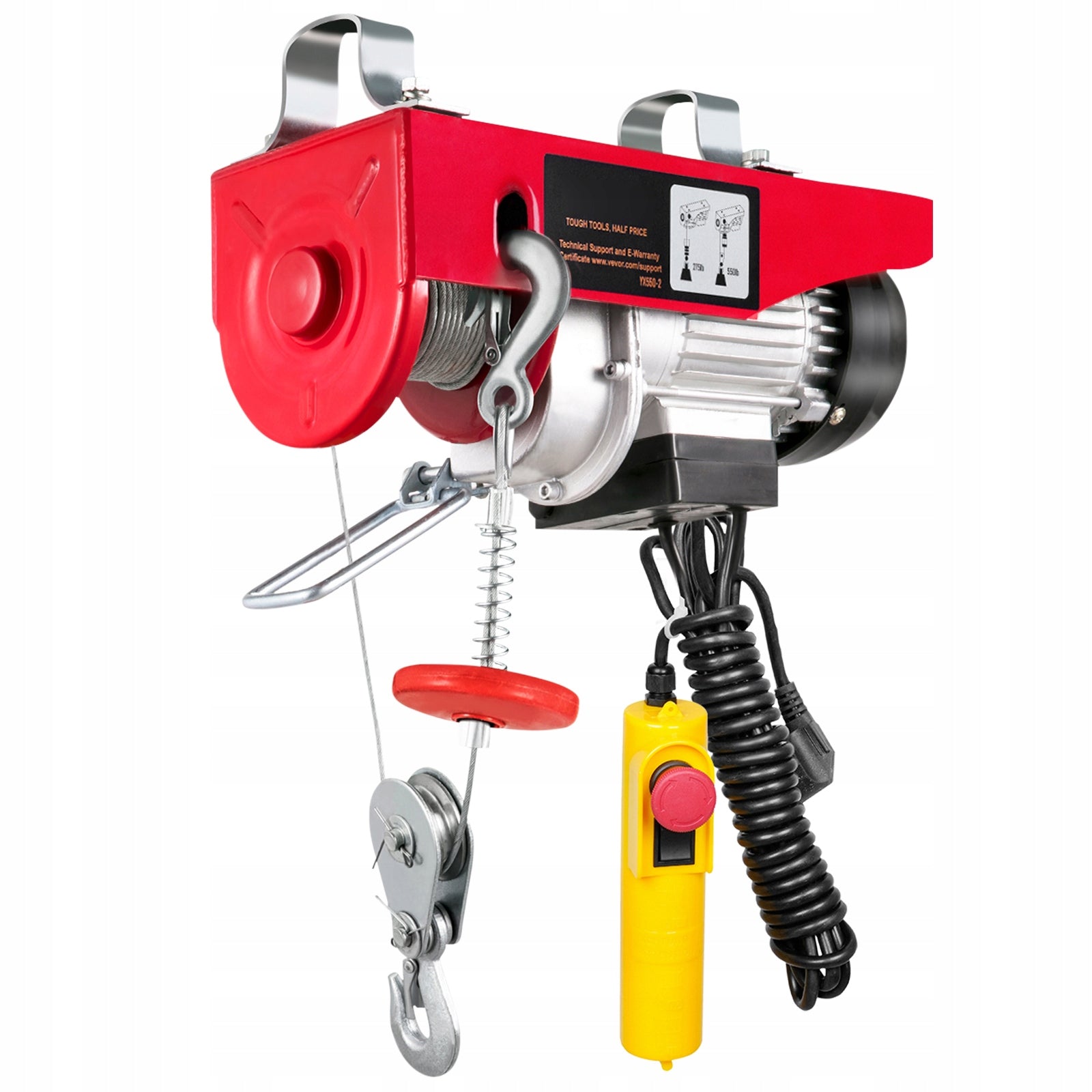 SucceBuy Winch Electric Winch 510W Load Capacity 250KG Height 12M