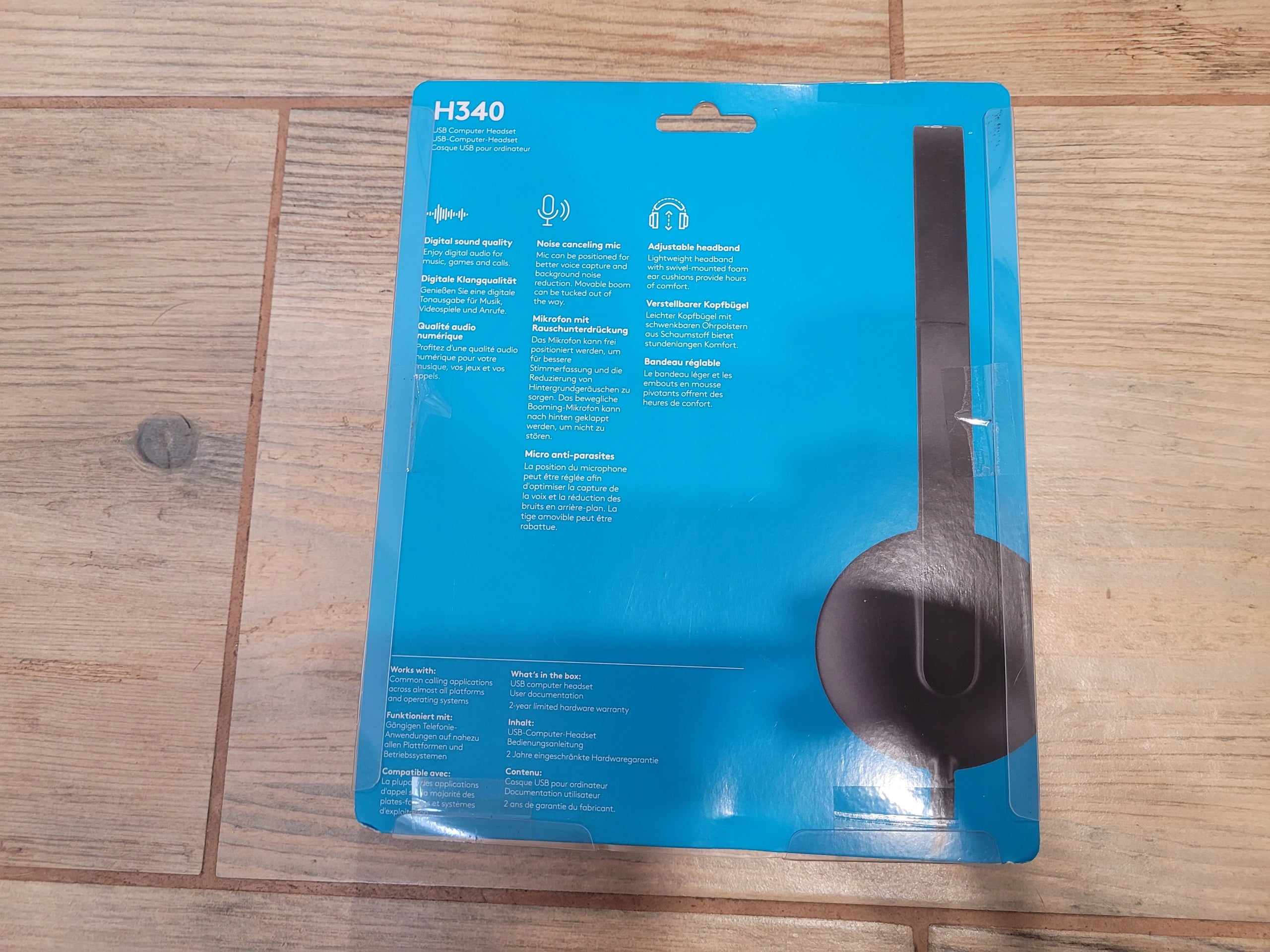 Słuchawki Z Mikrofonem Logitech H340 USB BLACK 20Hz-20kHz NOWE Brand Logitech
