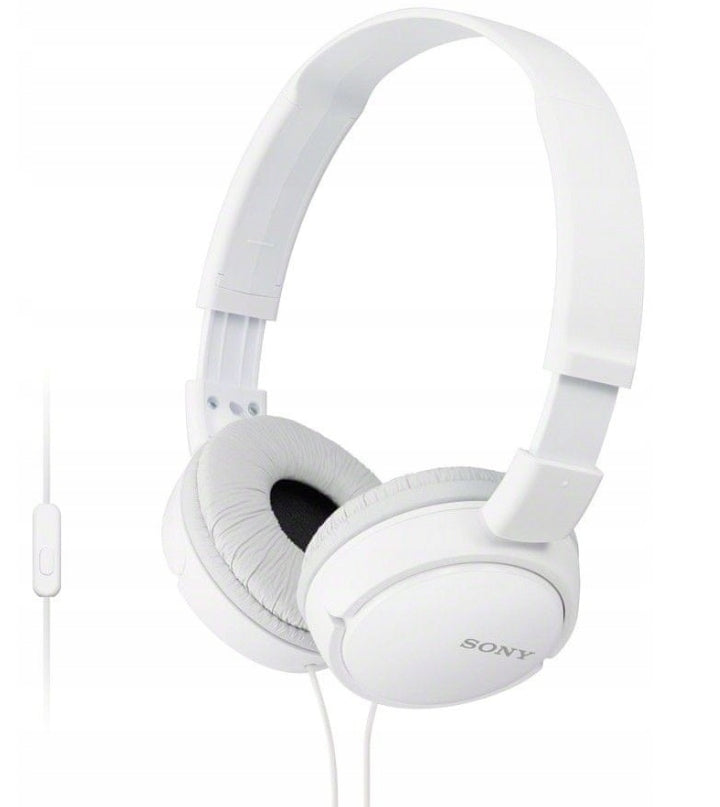 Słuchawki z mikrofonem Sony MDR-ZX110AP białe