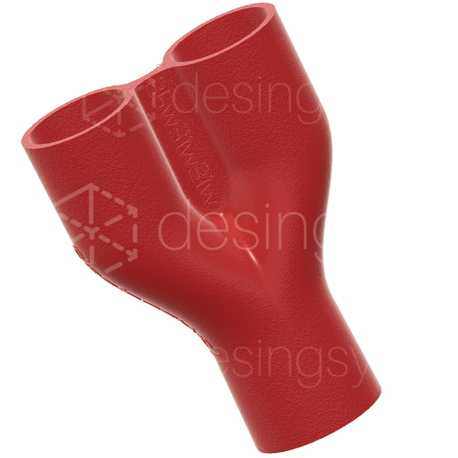 Suction adapter suitable for two RC milling machines SYSTEM Tee 2x31w to 35w Manufacturer code ISKRC31w31w35w