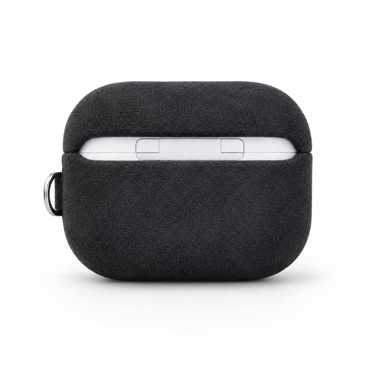 Suede Protective Airpods pro 2 PREMIUM CASE BLACK PENDANT Manufacturer code Etui Zamszowe Airpods pro 2
