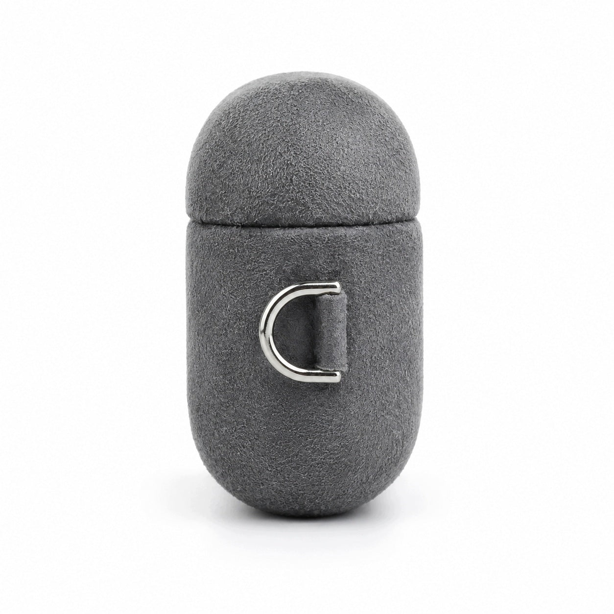Suede Protective Airpods pro 2 PREMIUM CASE GREY PENDANT Brand Apple