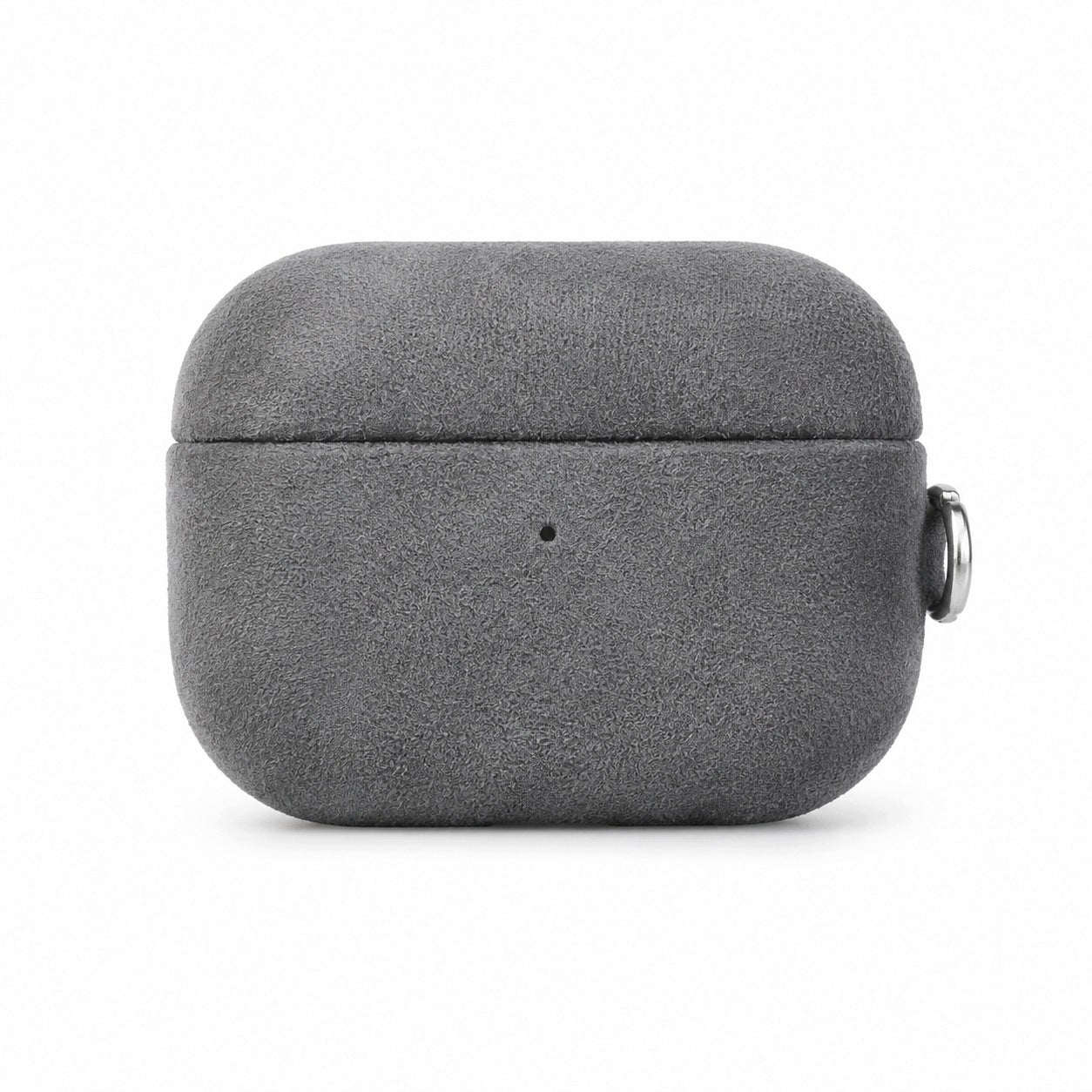 Suede Protective Airpods pro 2 PREMIUM CASE GREY PENDANT