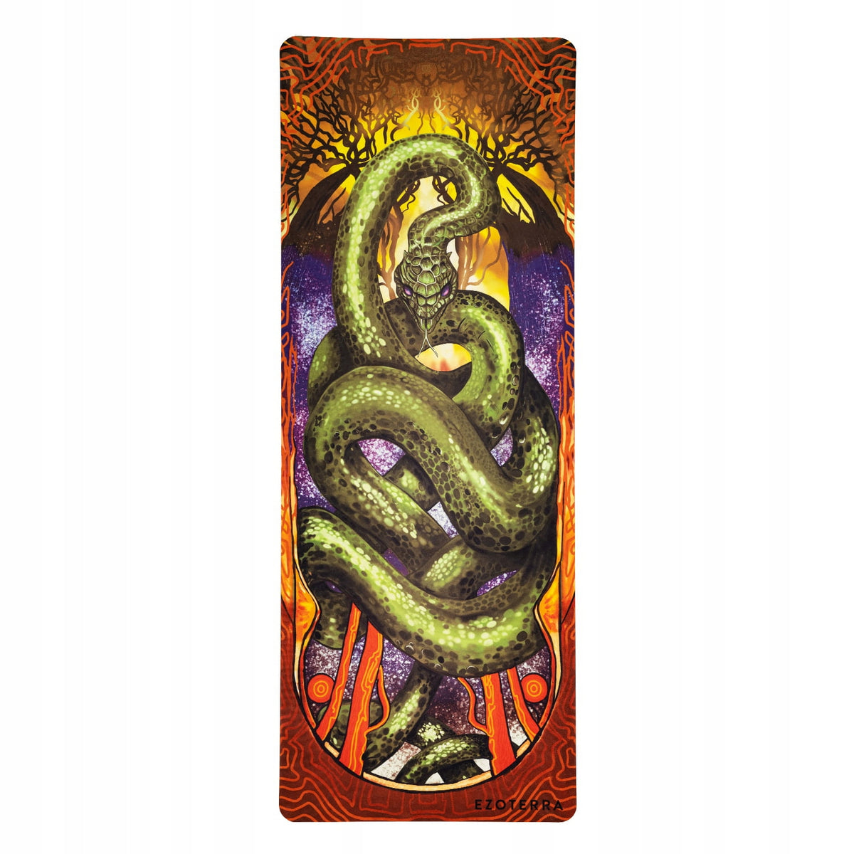 Suede mat | Snake | for gym