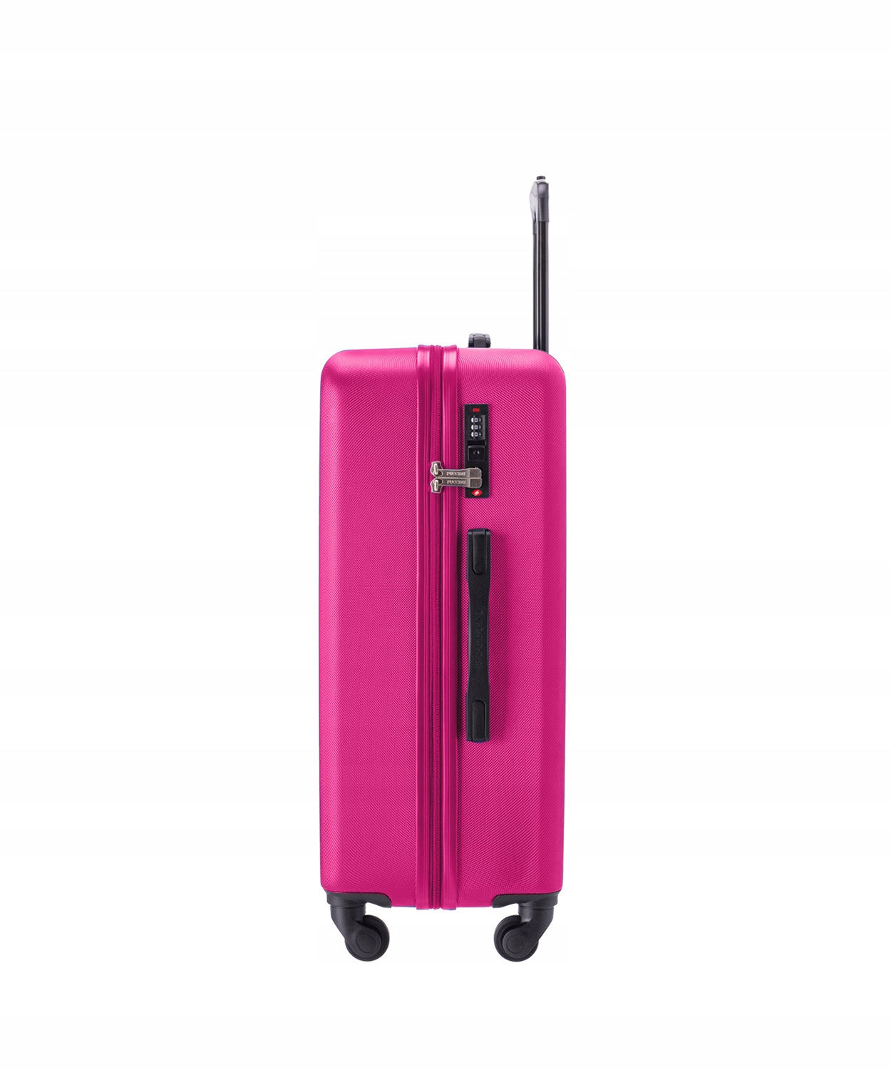 Suitcase Medium Travel On Wheels ABS Hard PUCCINI Pink ABS021B-3A Brand PUCCINI